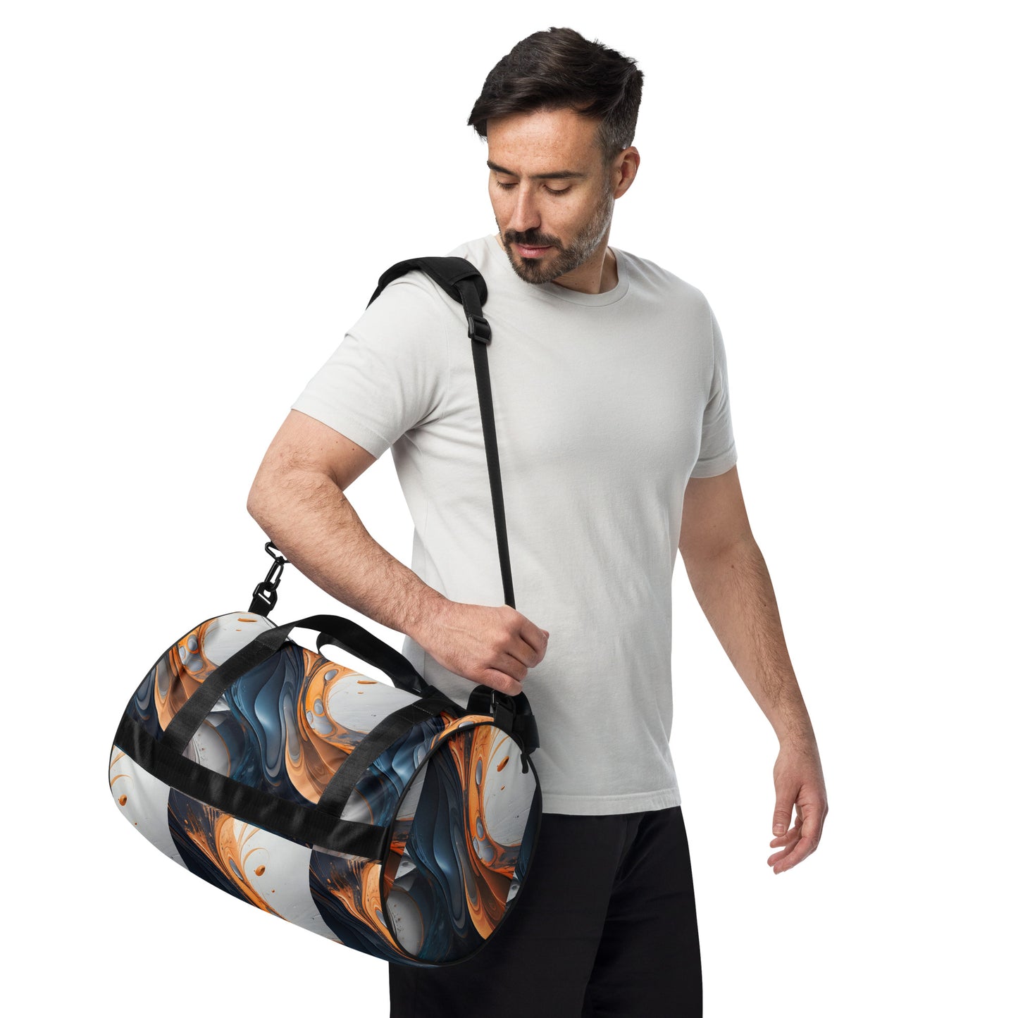 All-over print gym bag