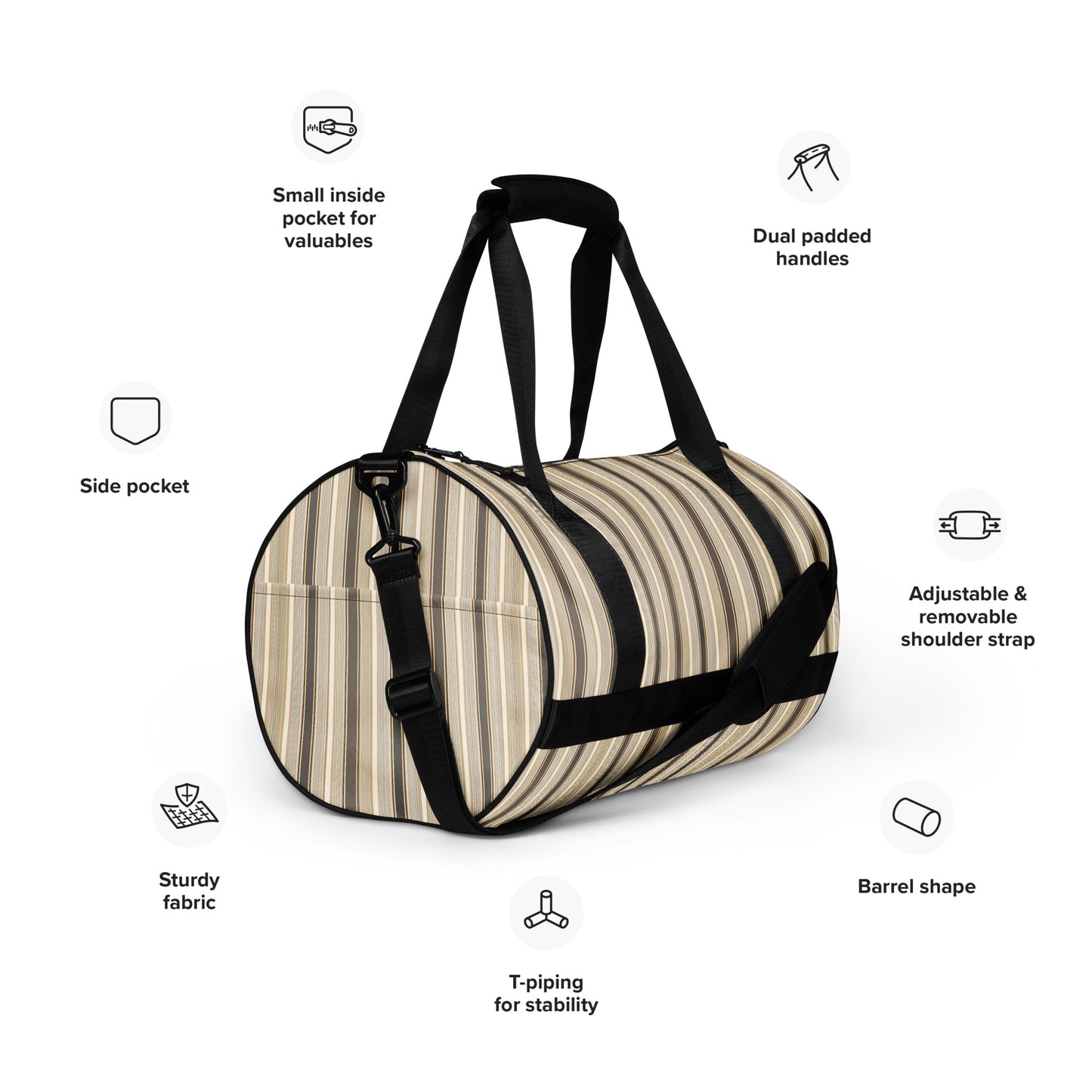 All-over print gym bag