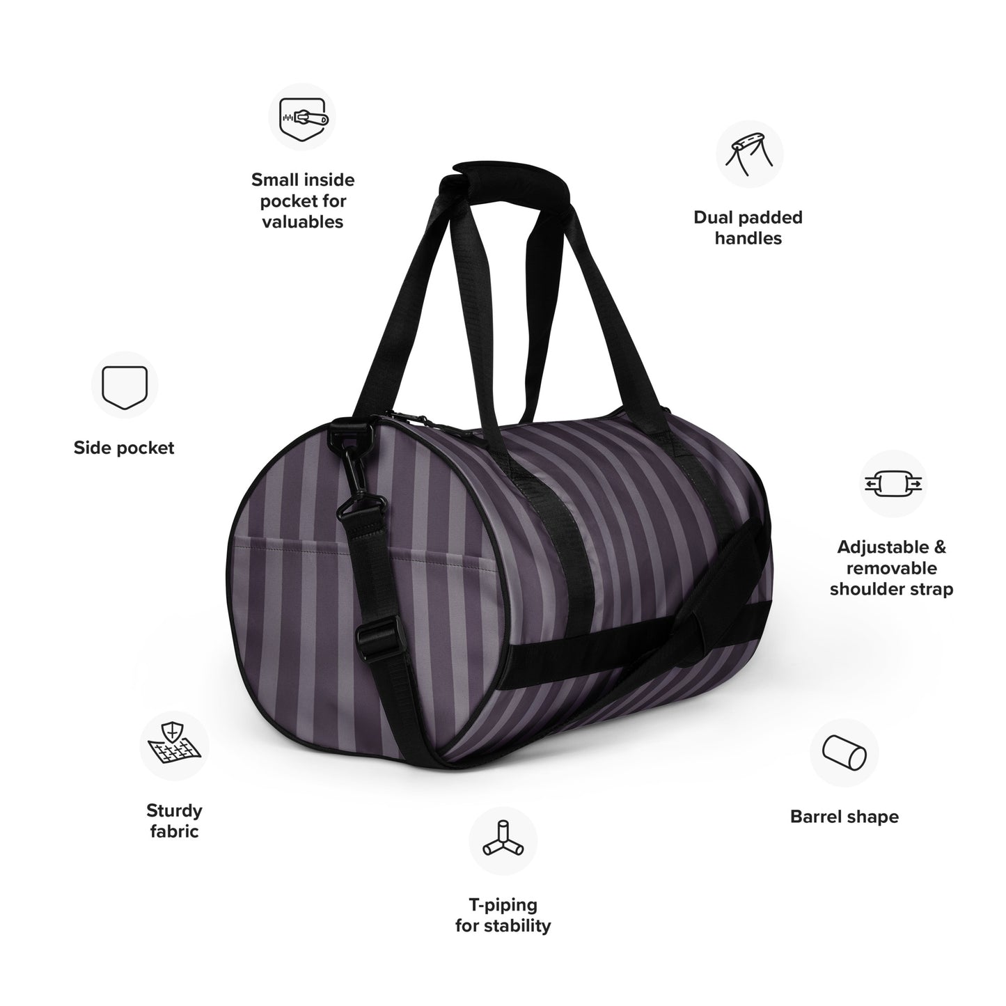 All-over print gym bag