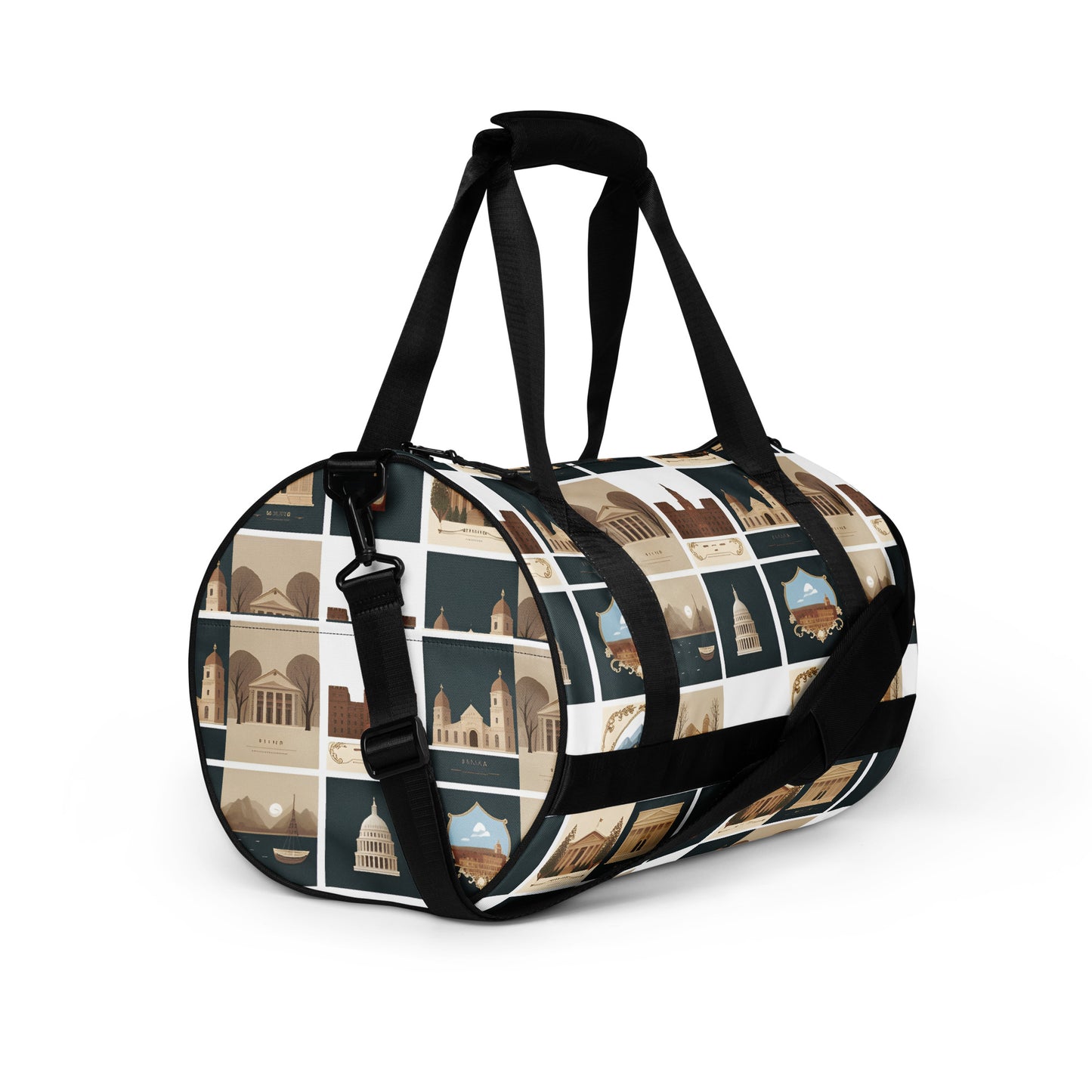 All-over print gym bag