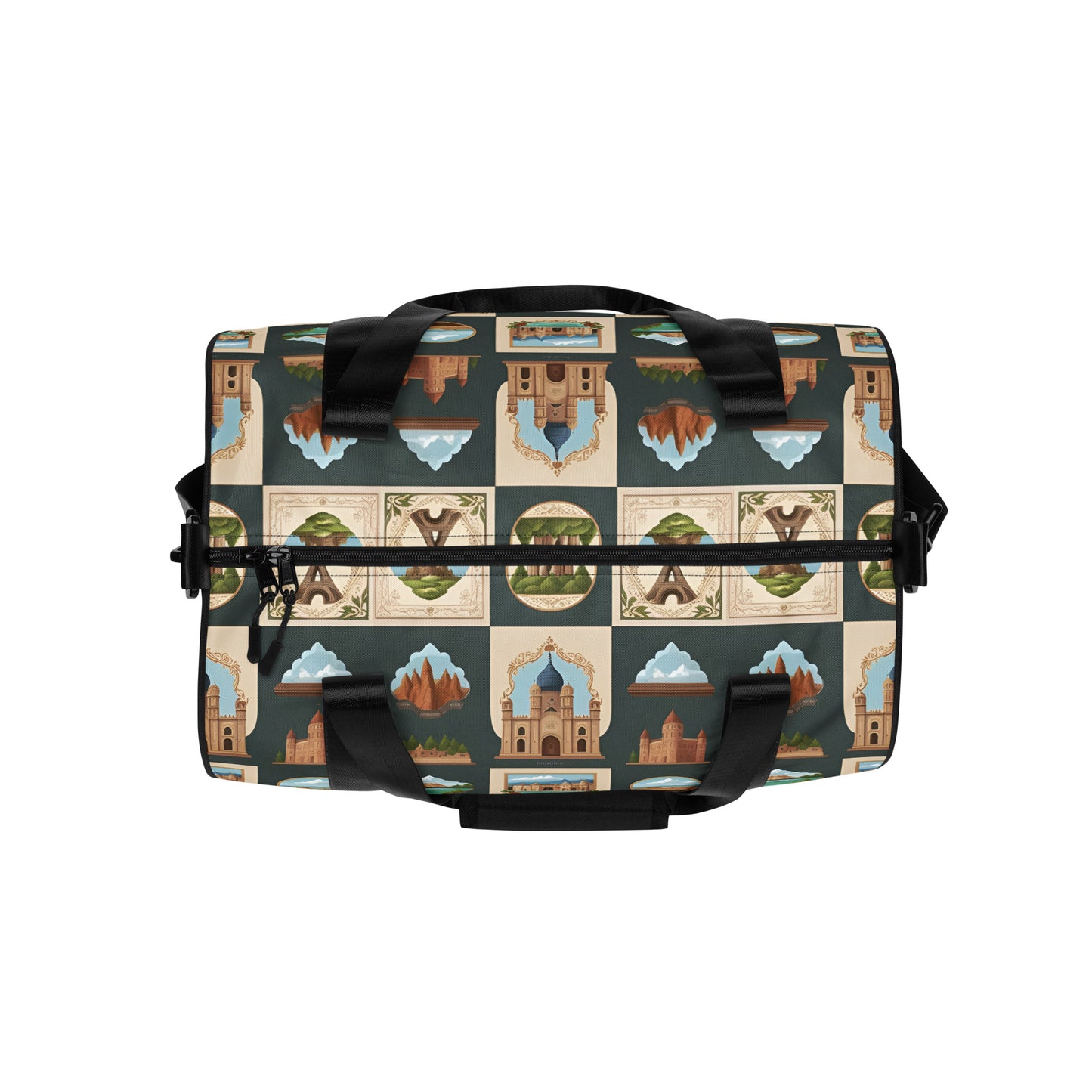 All-over print gym bag