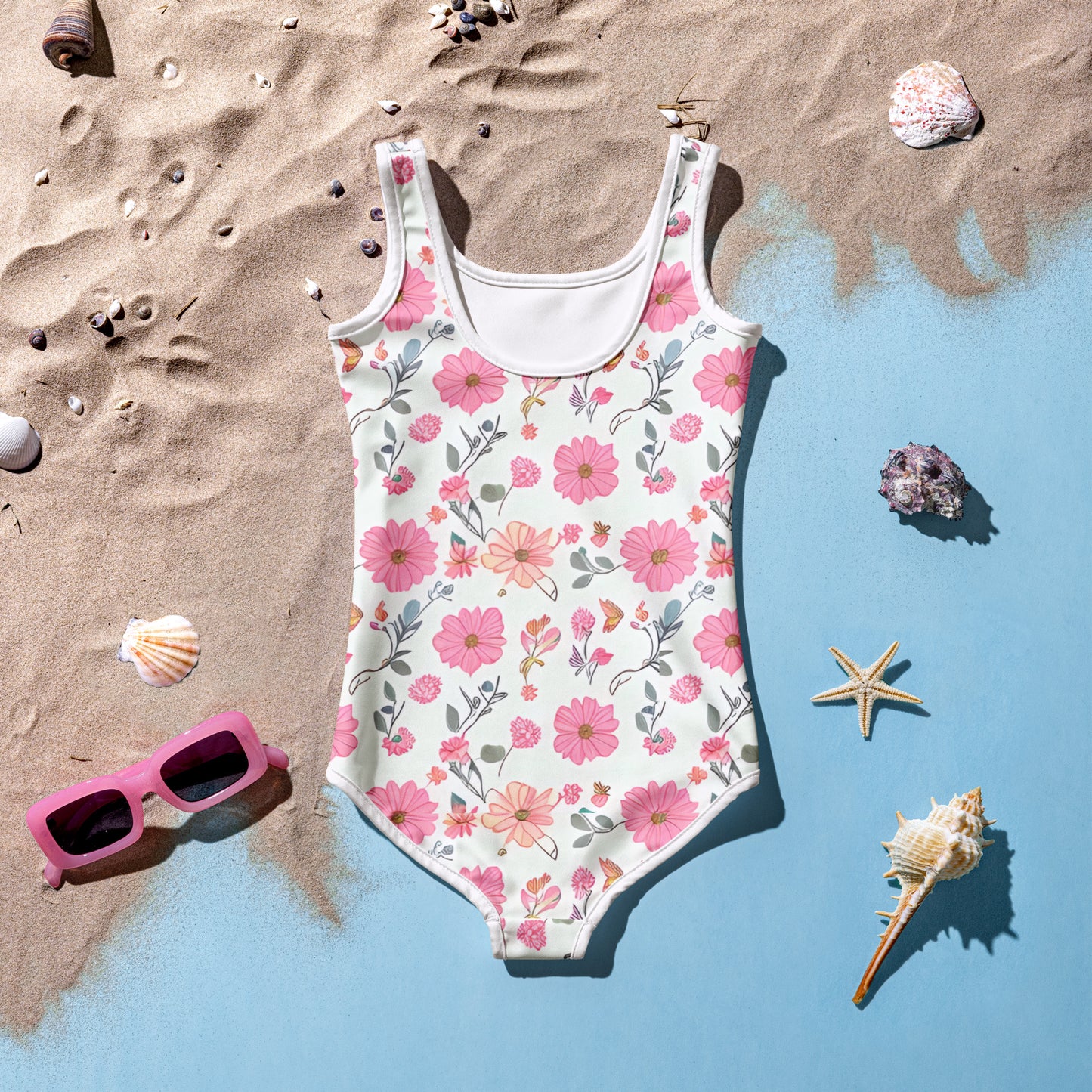 All-Over Print Kids Swimsuit