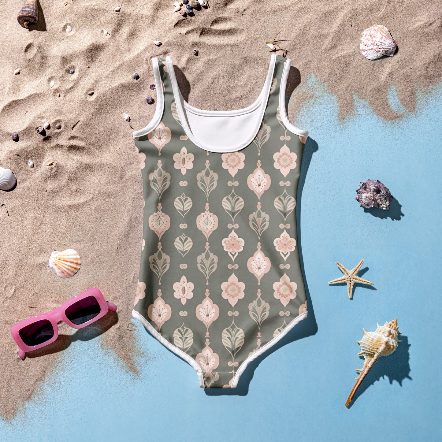 All-Over Print Kids Swimsuit