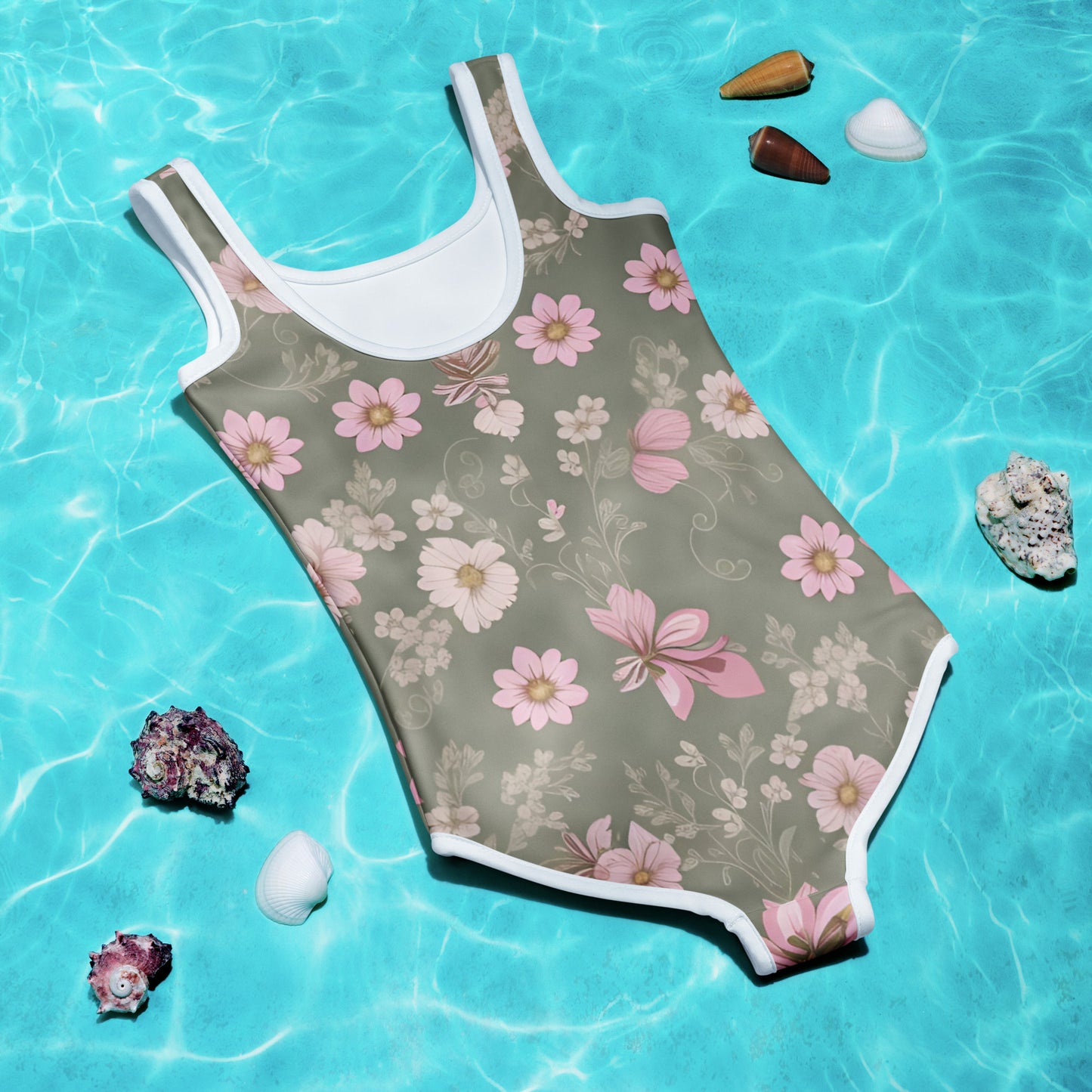 All-Over Print Kids Swimsuit