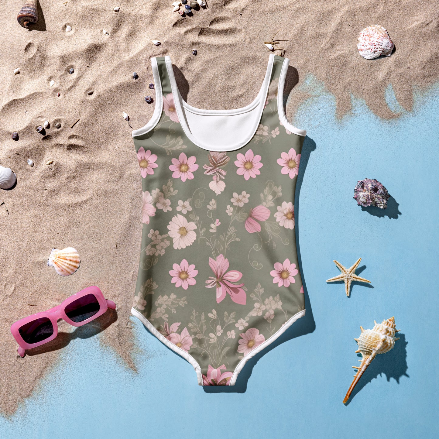 All-Over Print Kids Swimsuit