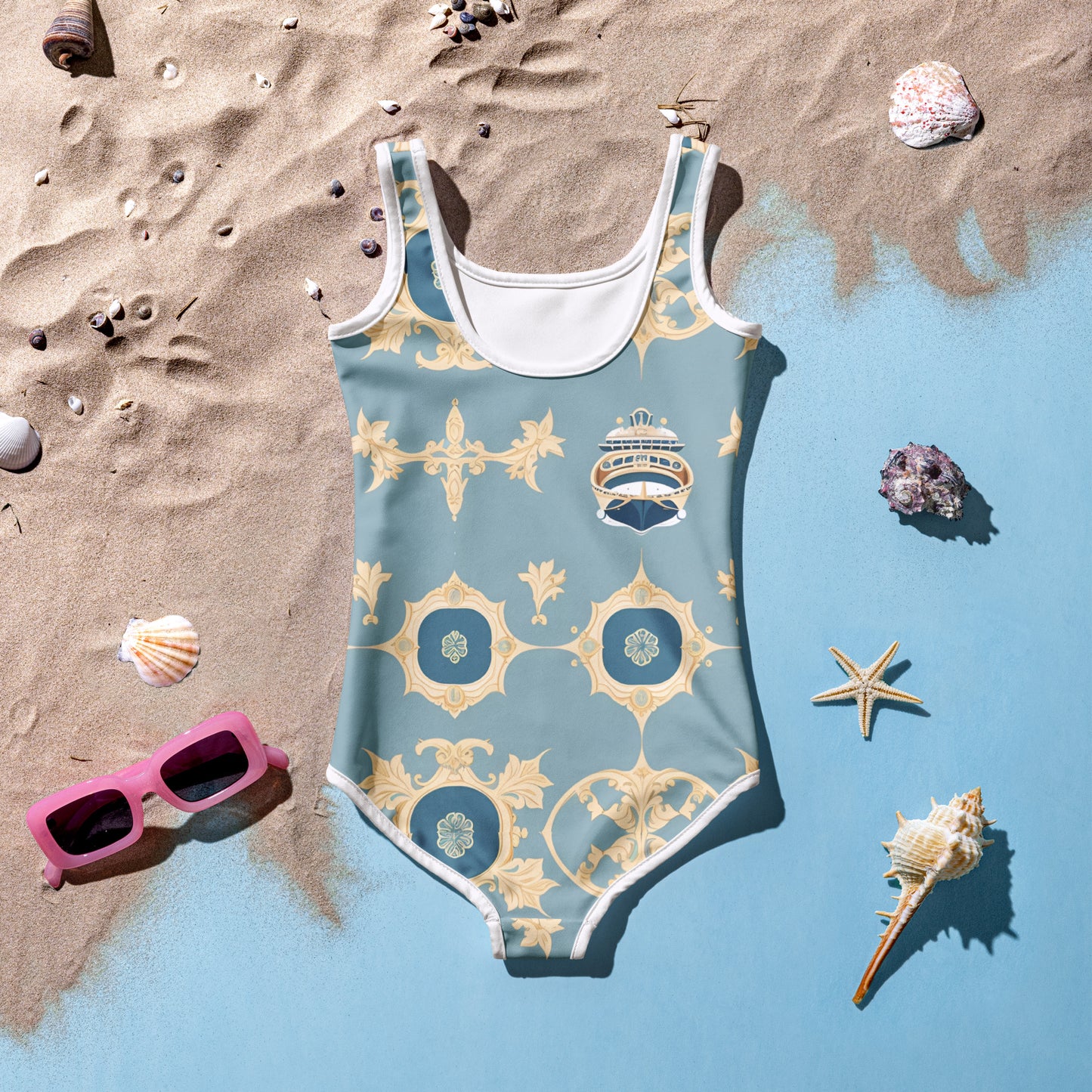 All-Over Print Kids Swimsuit