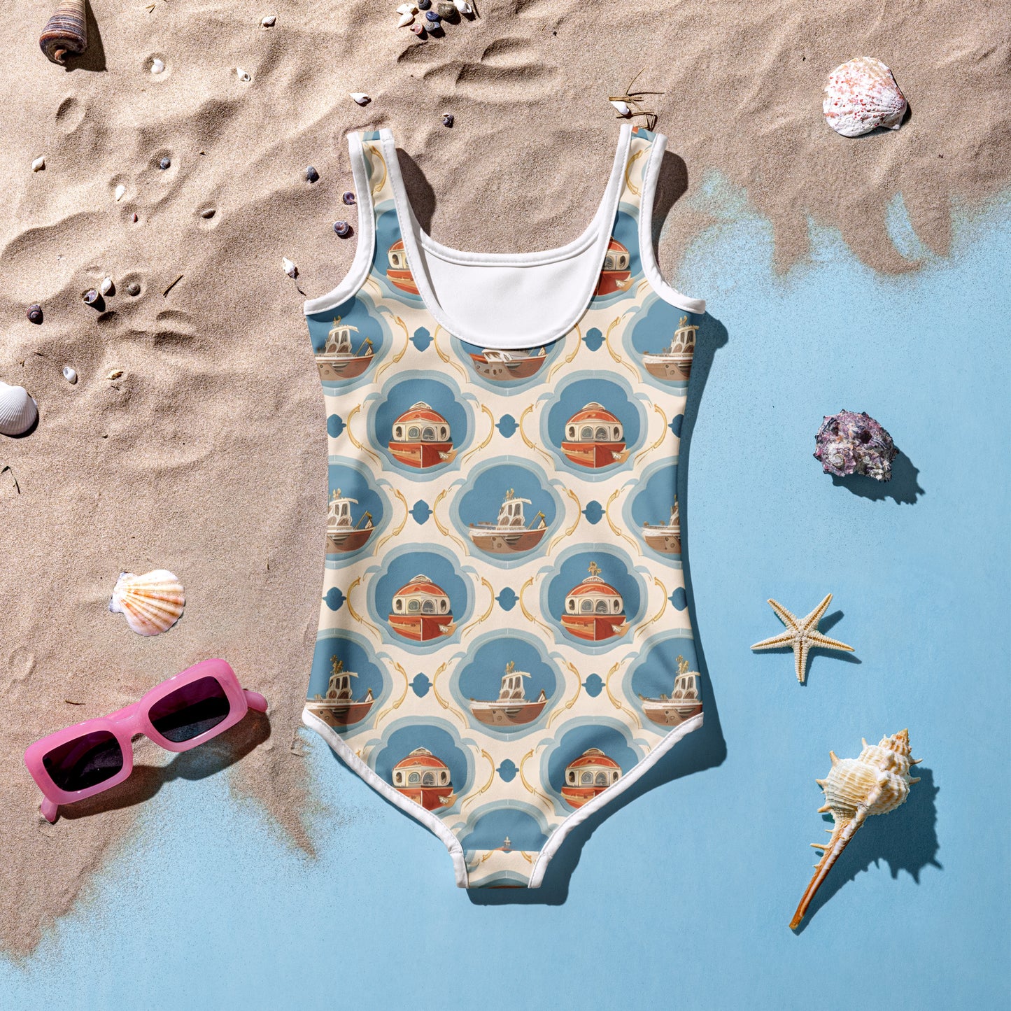 All-Over Print Kids Swimsuit