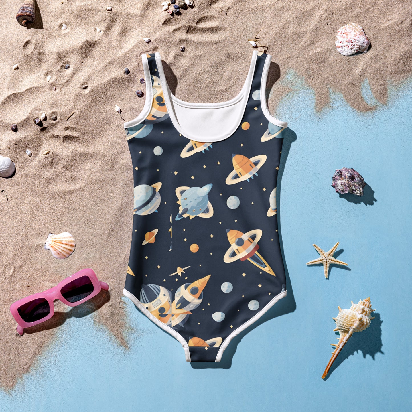 All-Over Print Kids Swimsuit