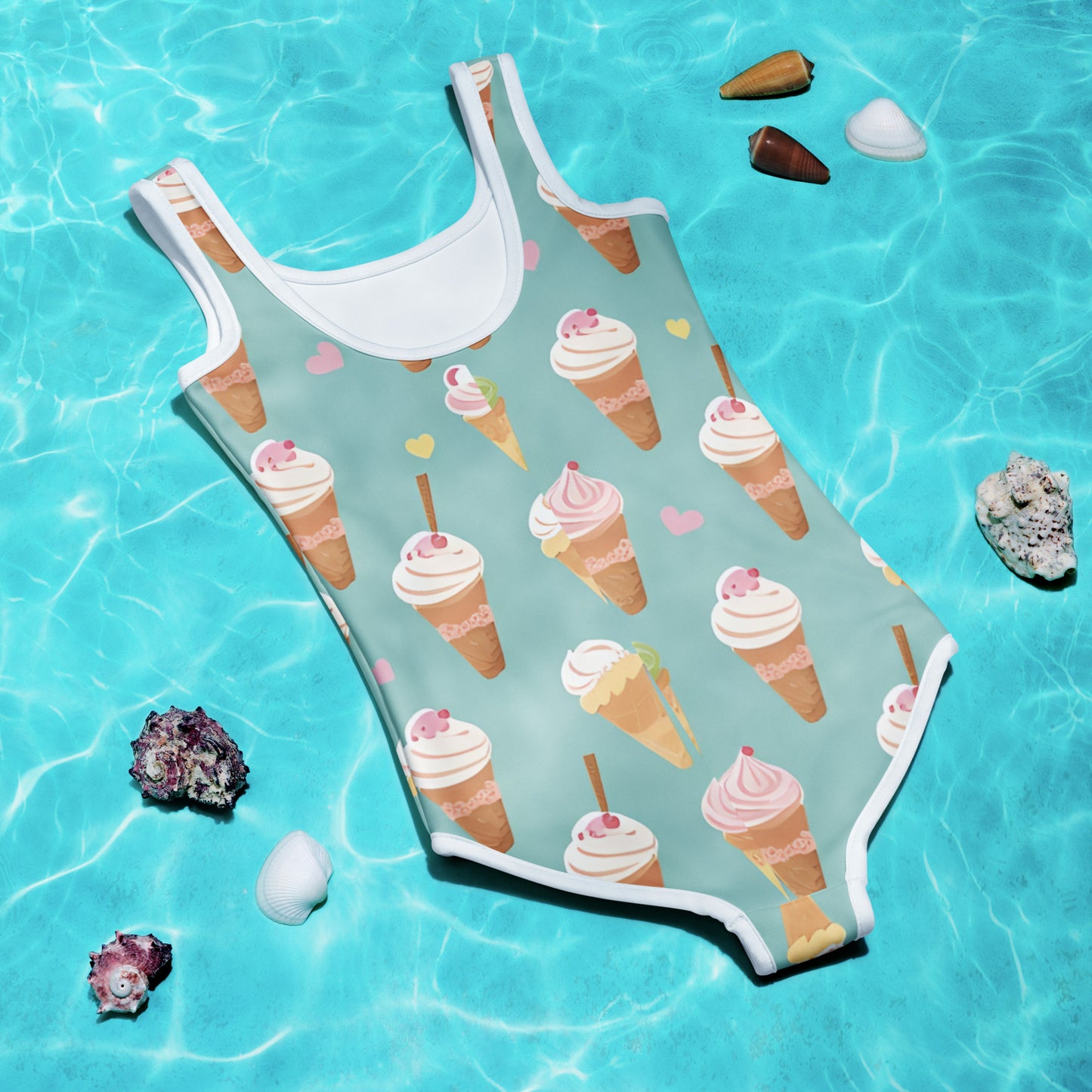 All-Over Print Kids Swimsuit