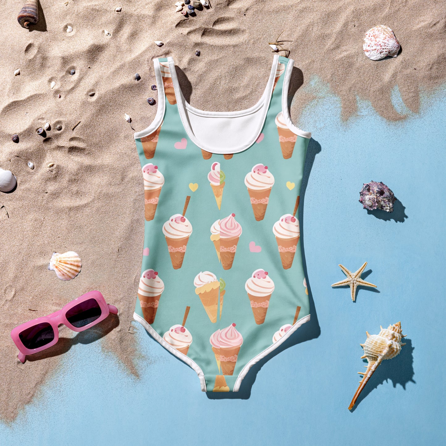 All-Over Print Kids Swimsuit