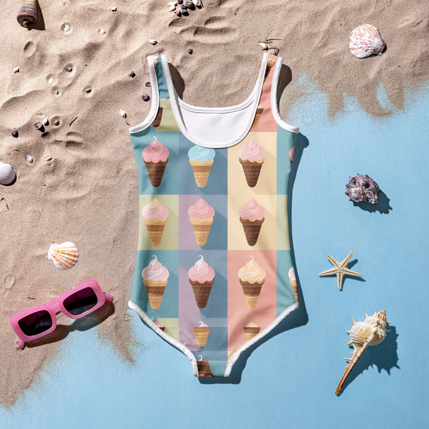 All-Over Print Kids Swimsuit