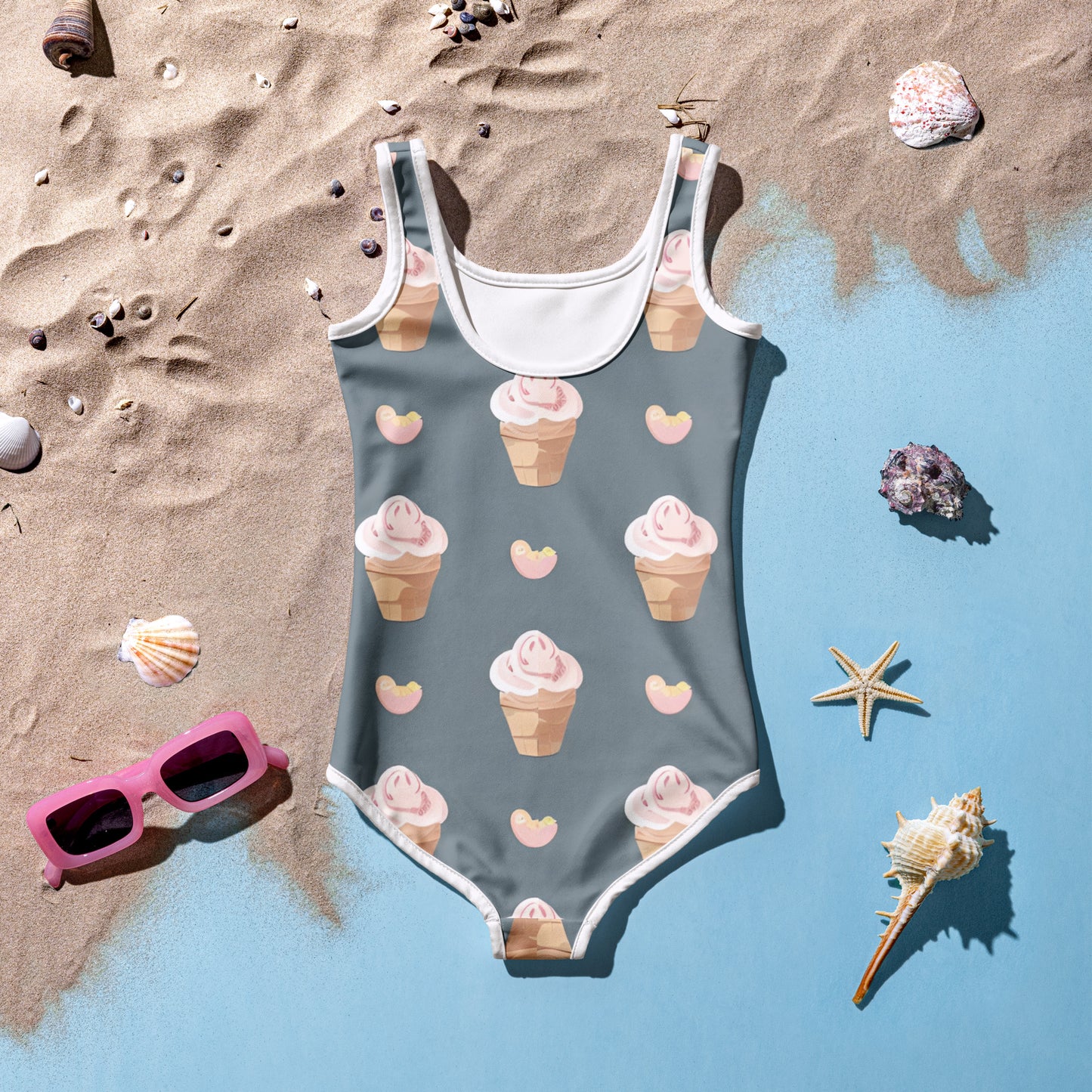 All-Over Print Kids Swimsuit