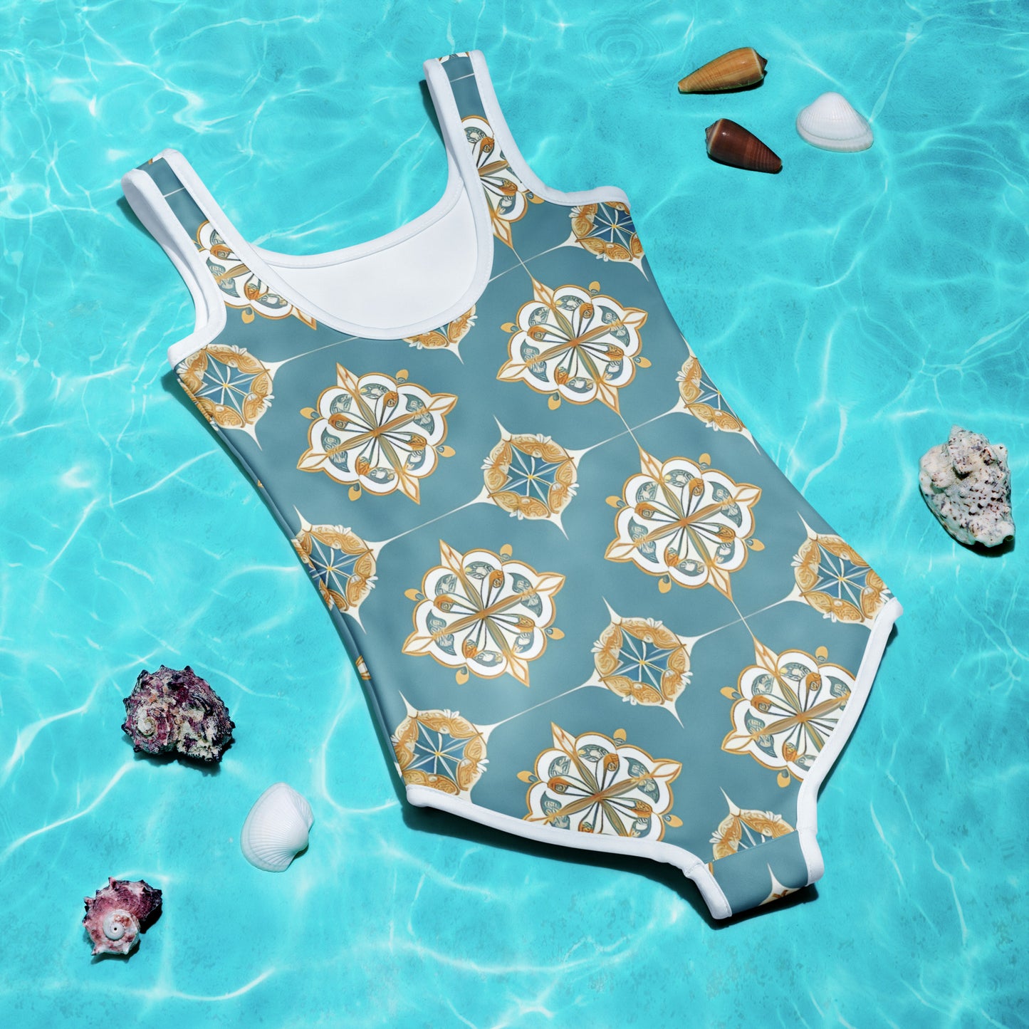 All-Over Print Kids Swimsuit