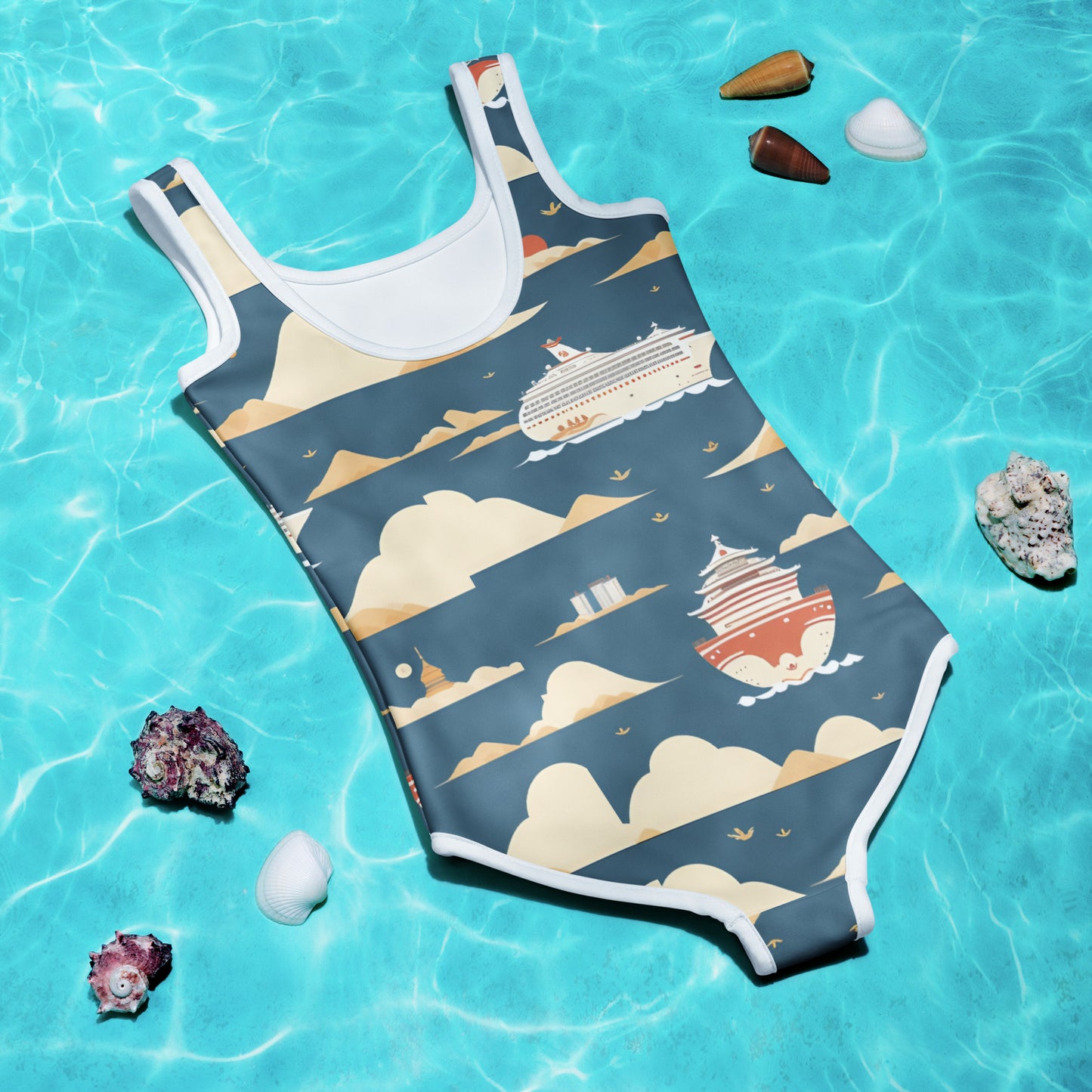 All-Over Print Kids Swimsuit