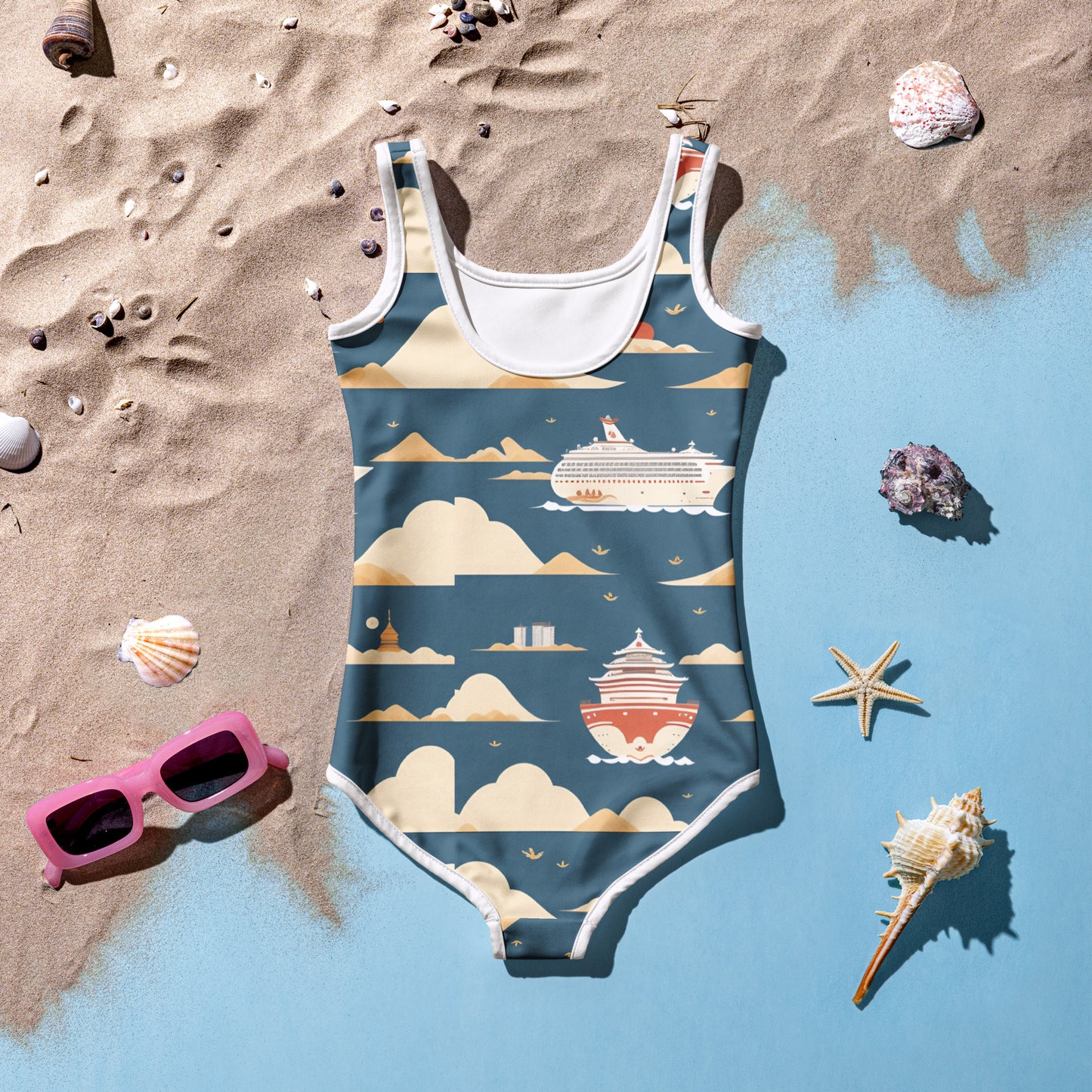 All-Over Print Kids Swimsuit