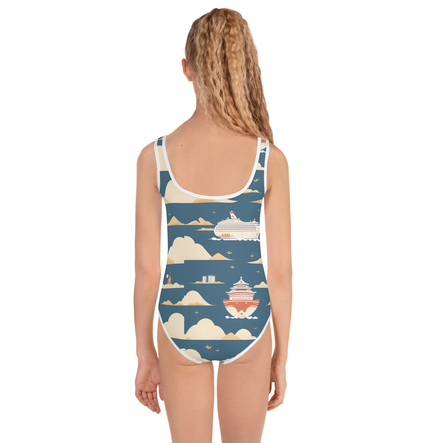 All-Over Print Kids Swimsuit