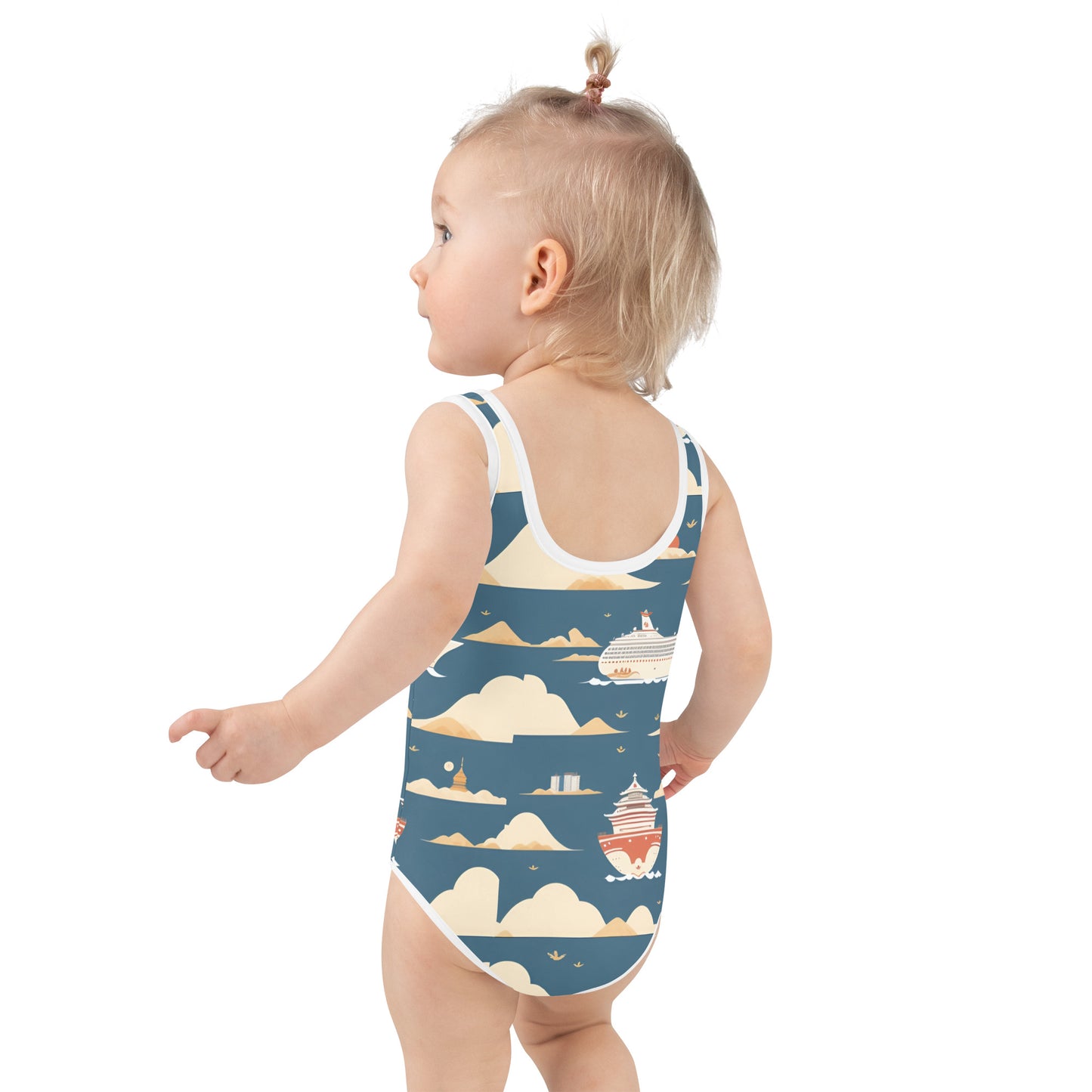 All-Over Print Kids Swimsuit