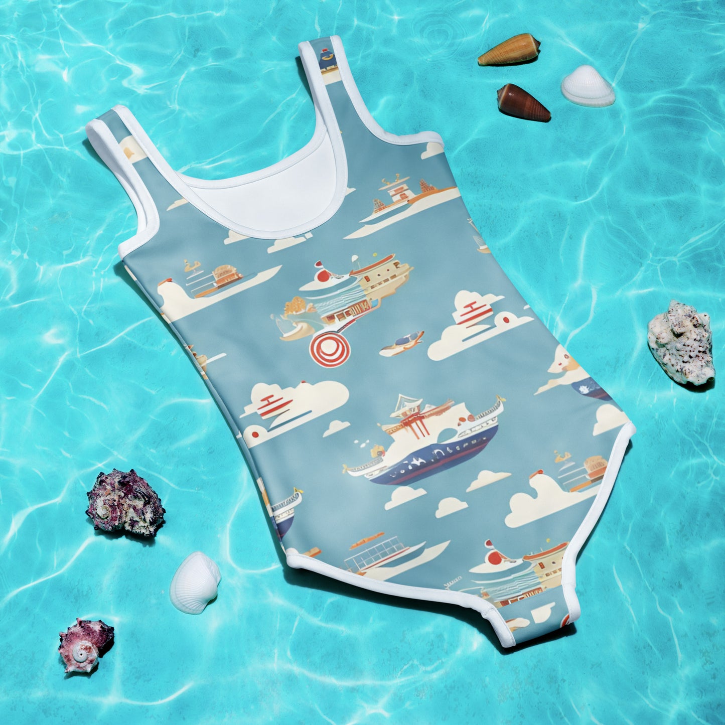 All-Over Print Kids Swimsuit