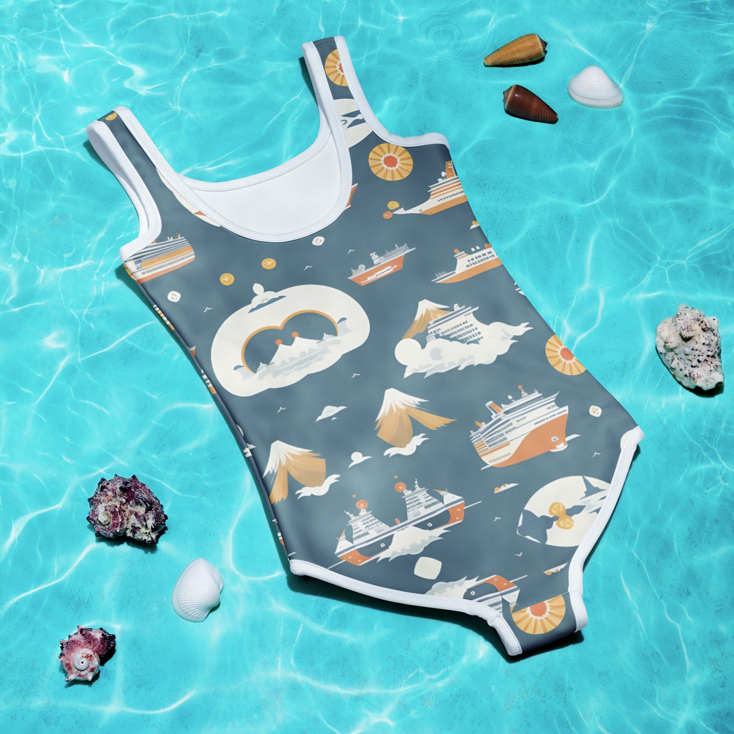 All-Over Print Kids Swimsuit