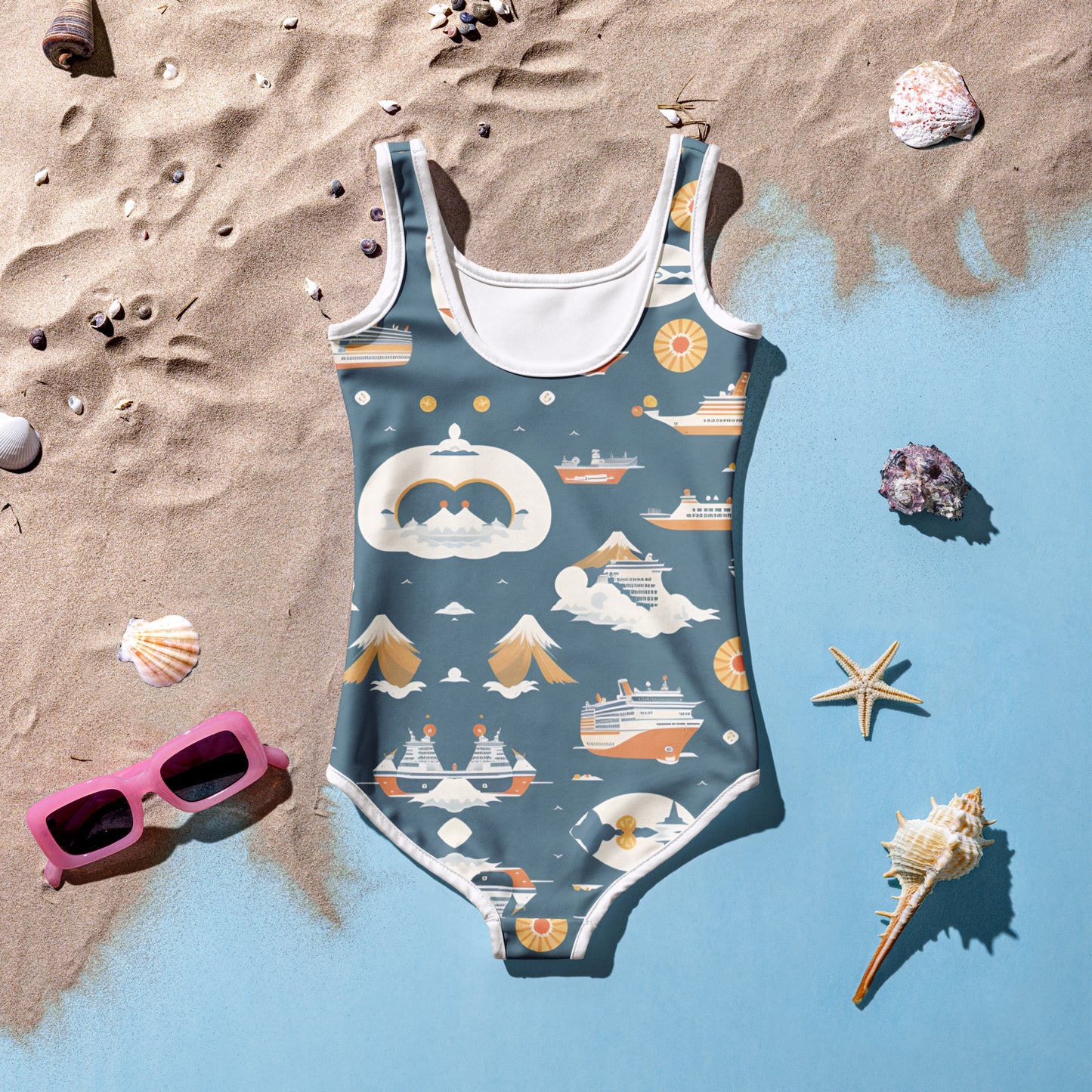 All-Over Print Kids Swimsuit