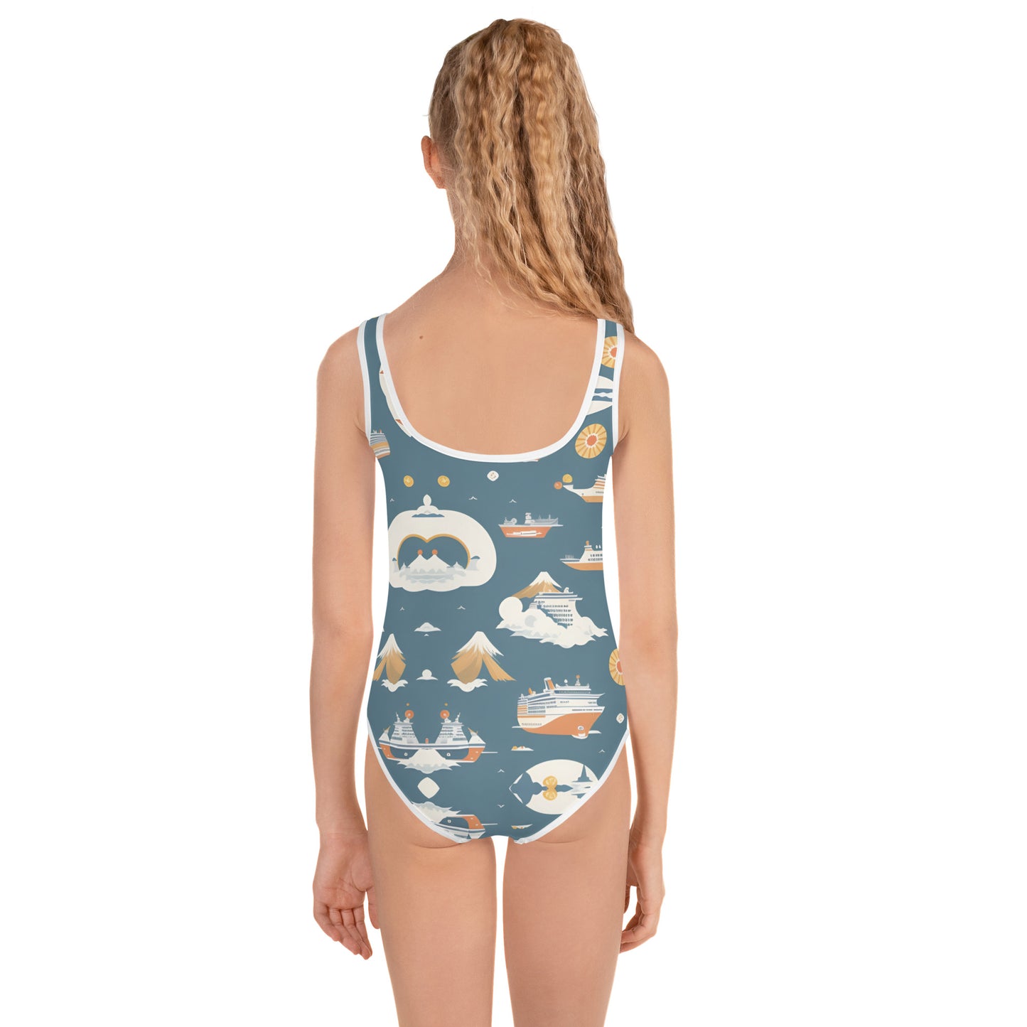 All-Over Print Kids Swimsuit