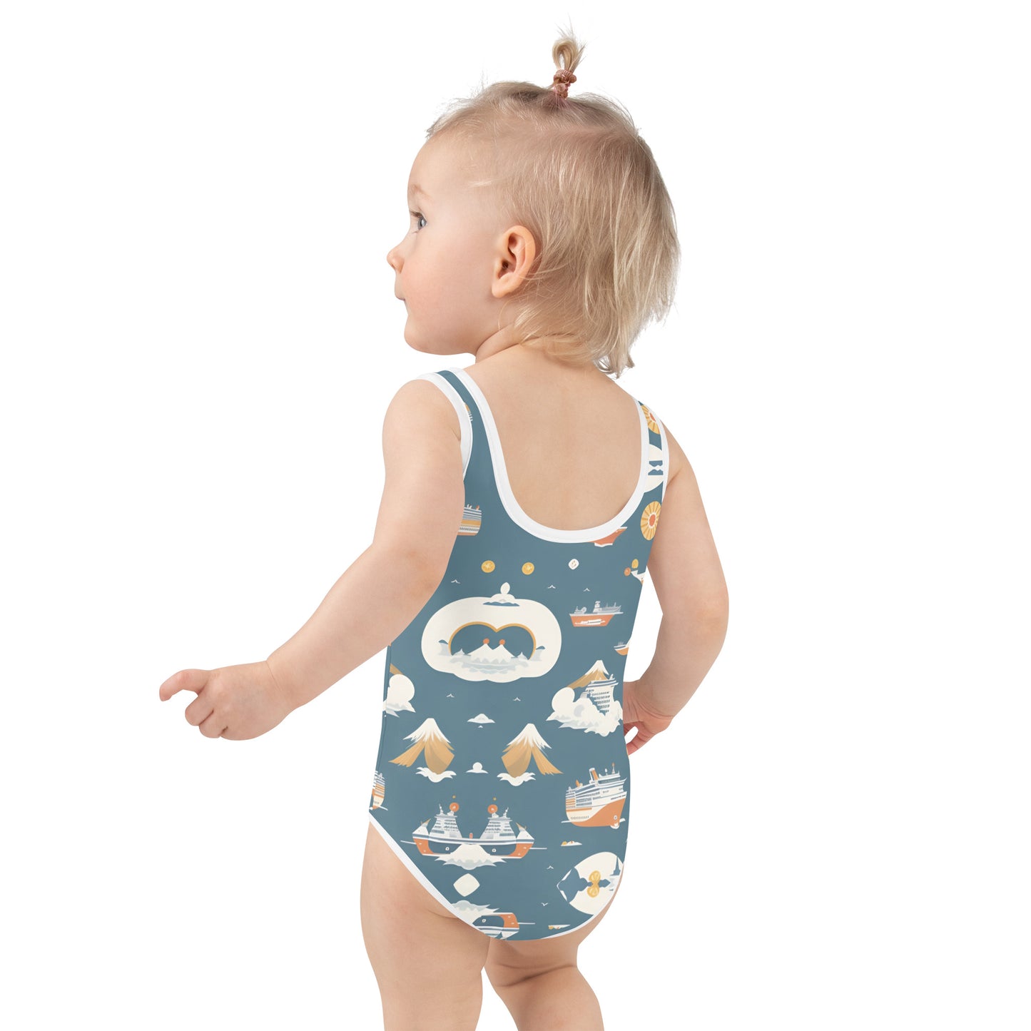 All-Over Print Kids Swimsuit