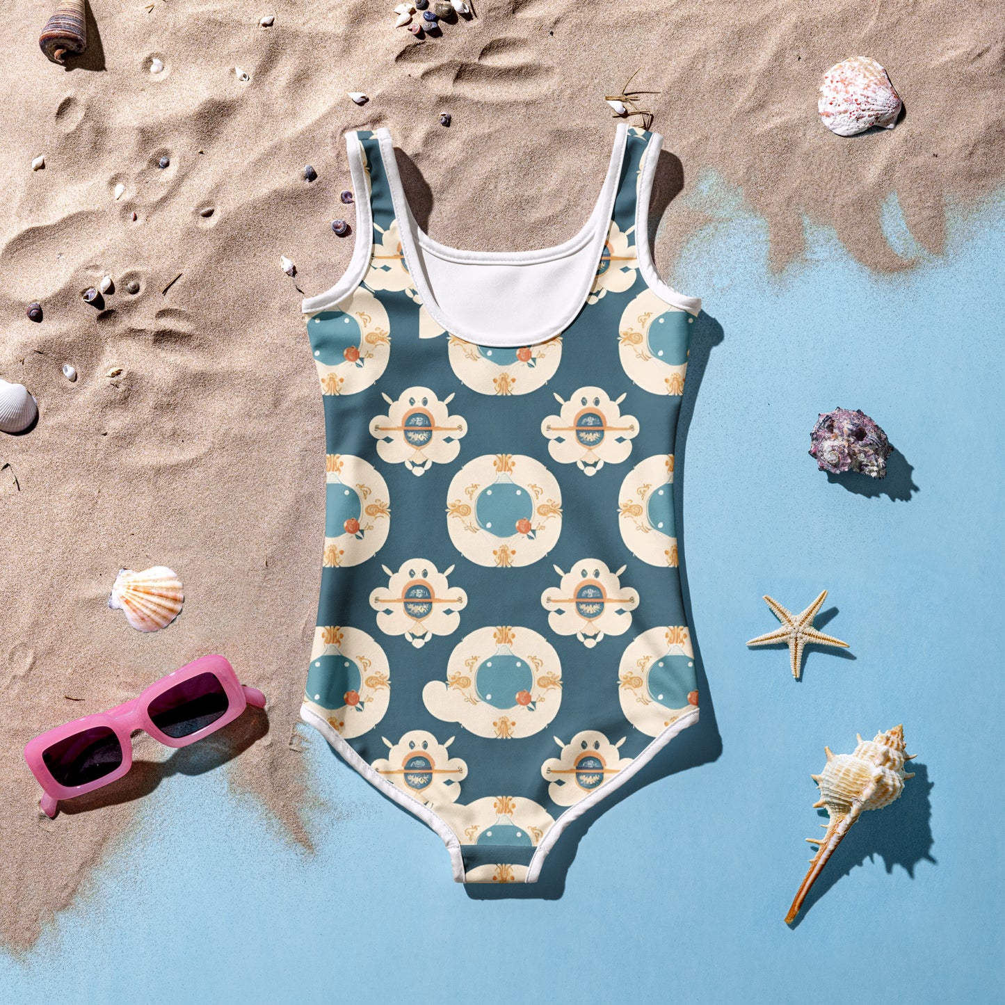 All-Over Print Kids Swimsuit