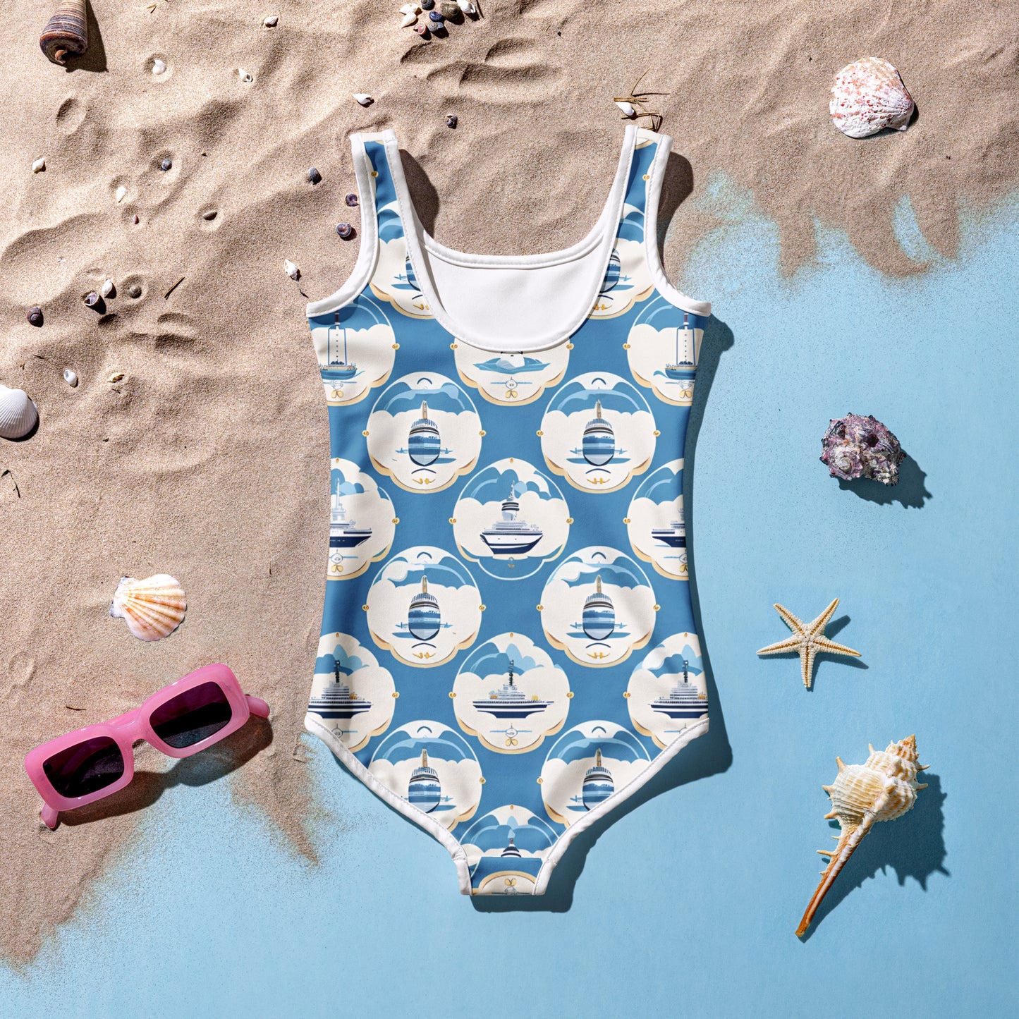 All-Over Print Kids Swimsuit