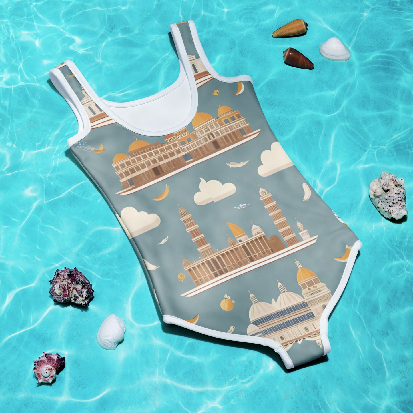 All-Over Print Kids Swimsuit