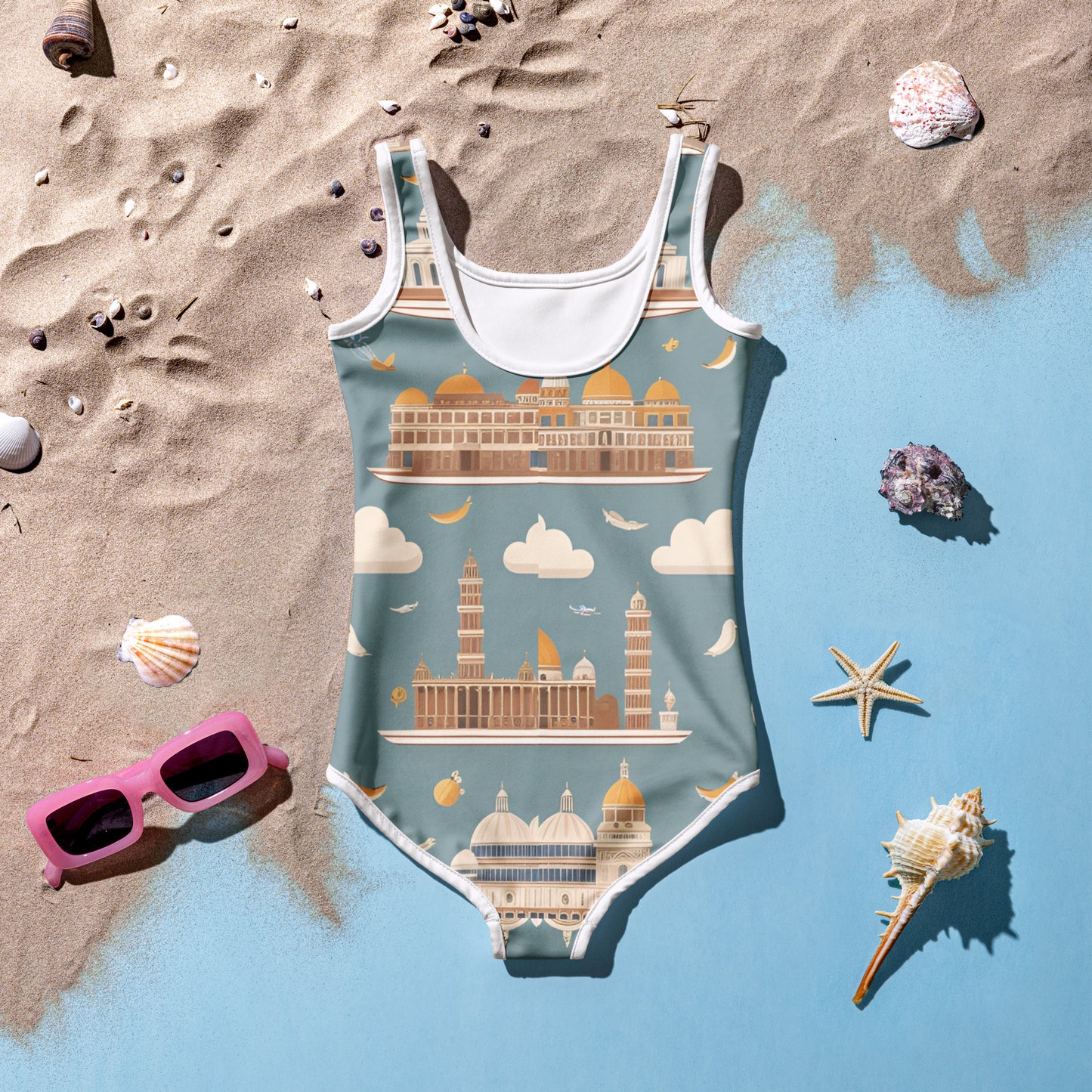 All-Over Print Kids Swimsuit