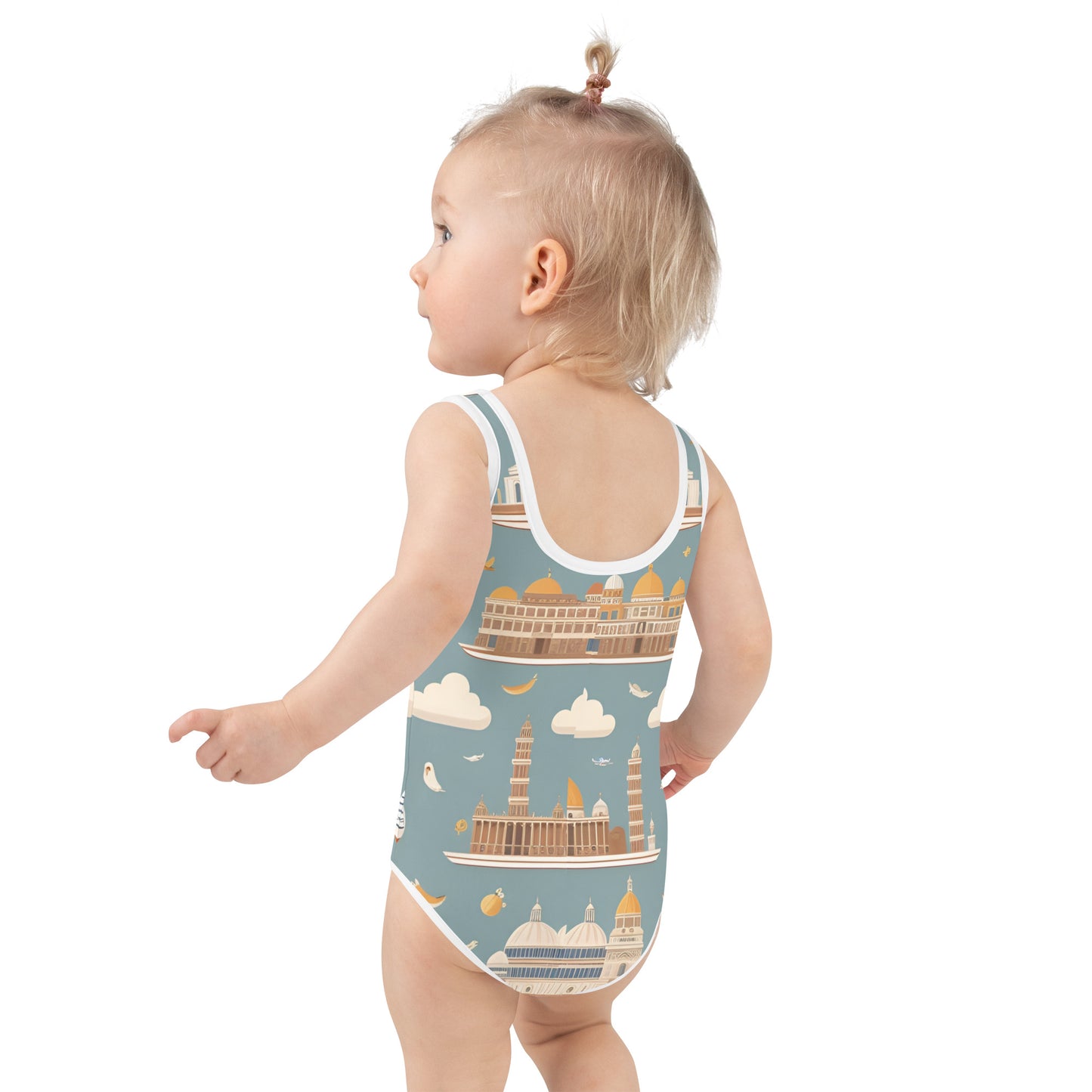 All-Over Print Kids Swimsuit