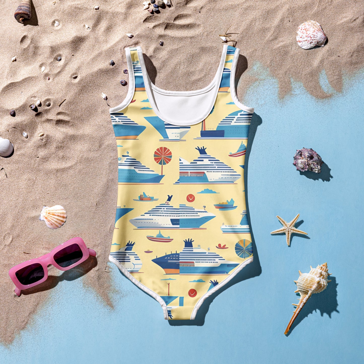 All-Over Print Kids Swimsuit