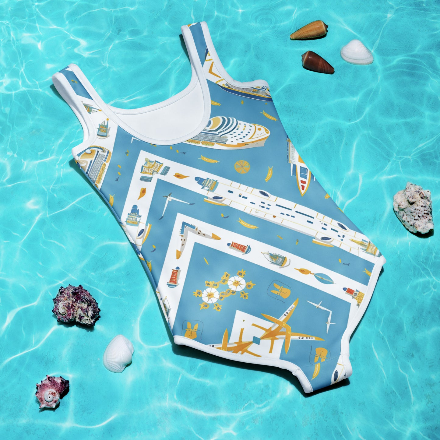 All-Over Print Kids Swimsuit