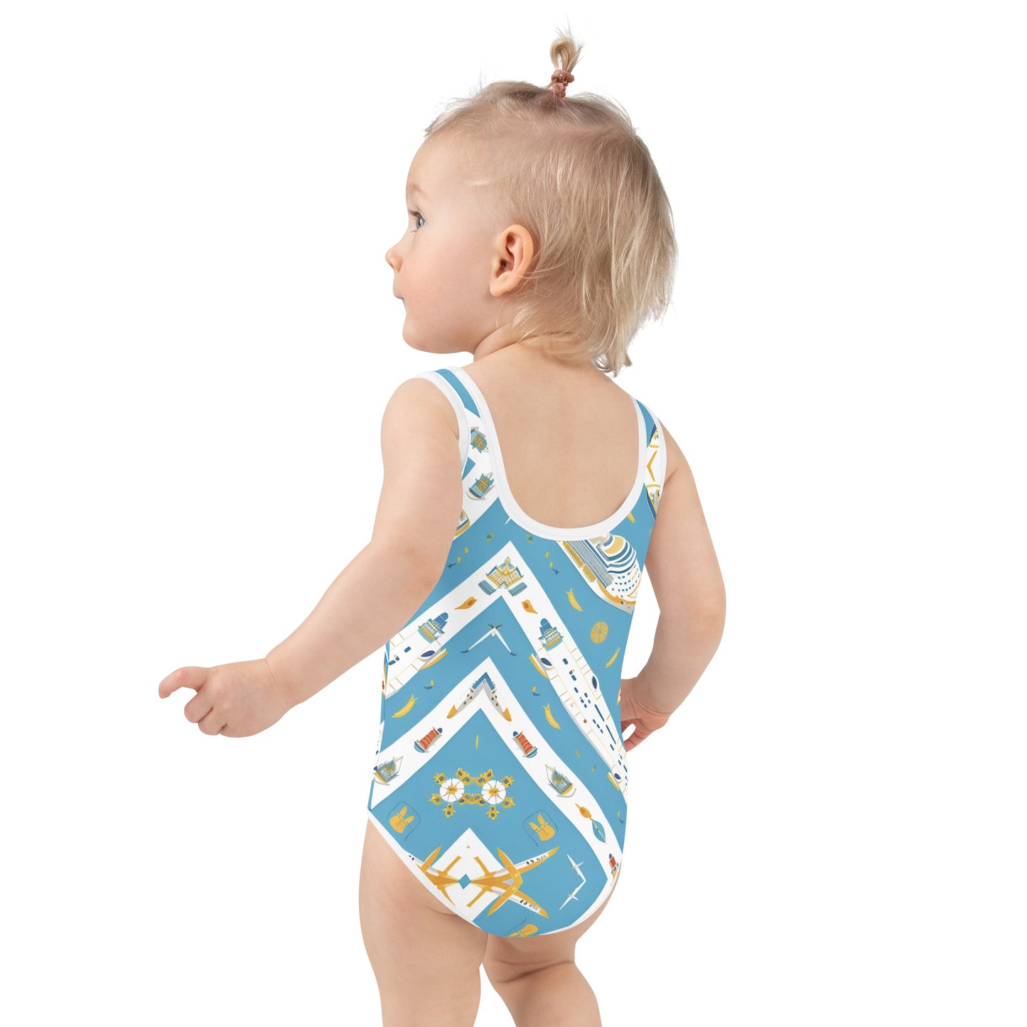 All-Over Print Kids Swimsuit