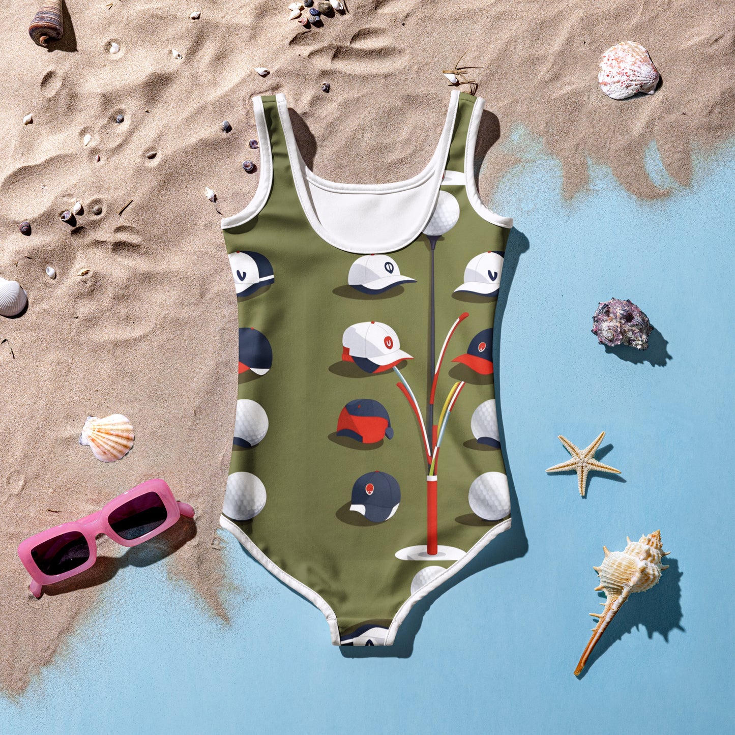 All-Over Print Kids Swimsuit