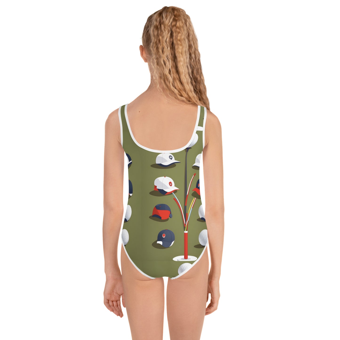 All-Over Print Kids Swimsuit