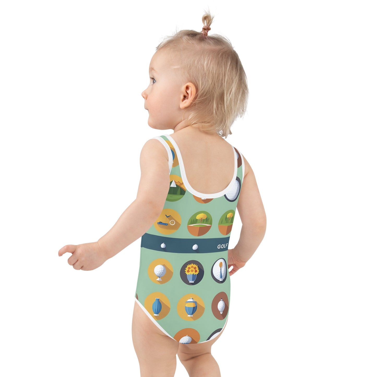 All-Over Print Kids Swimsuit