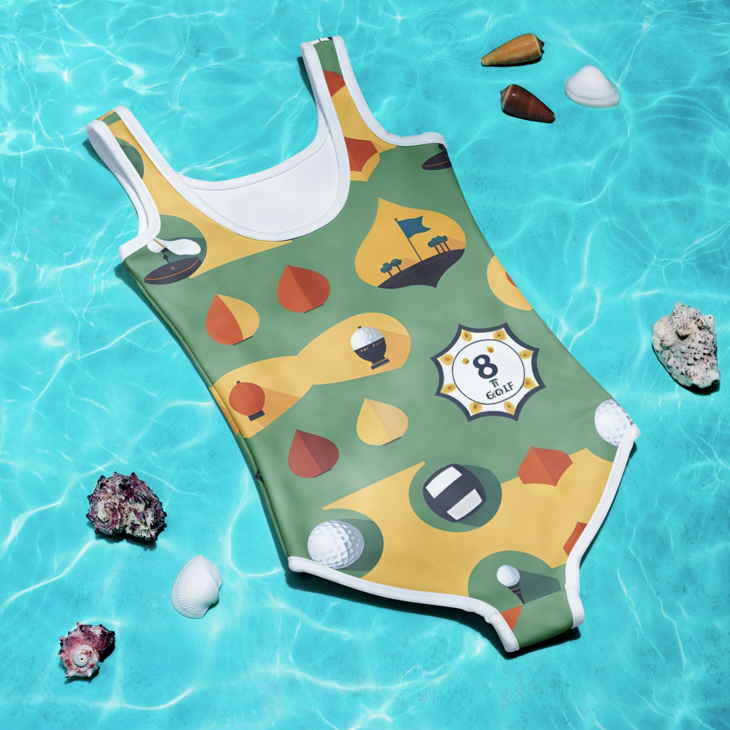 All-Over Print Kids Swimsuit