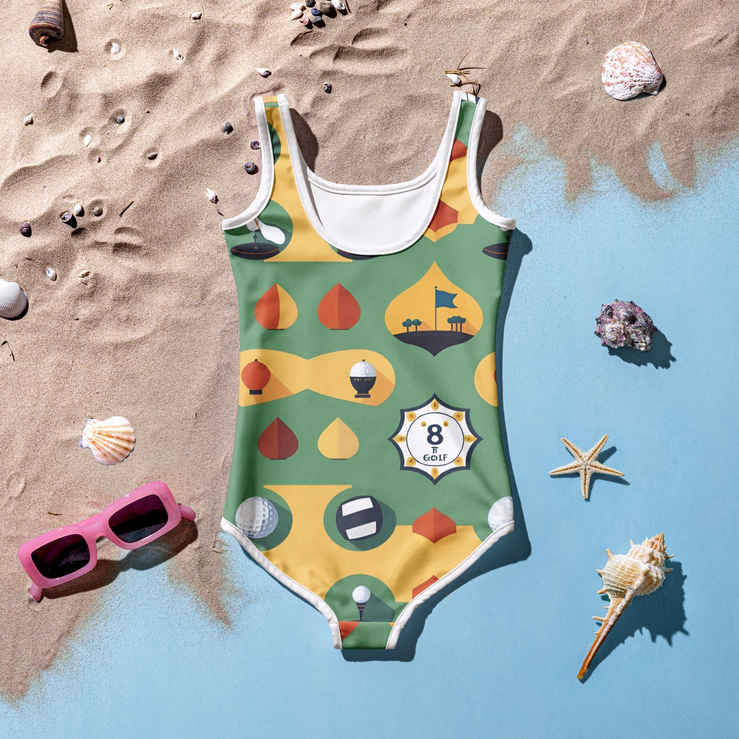 All-Over Print Kids Swimsuit