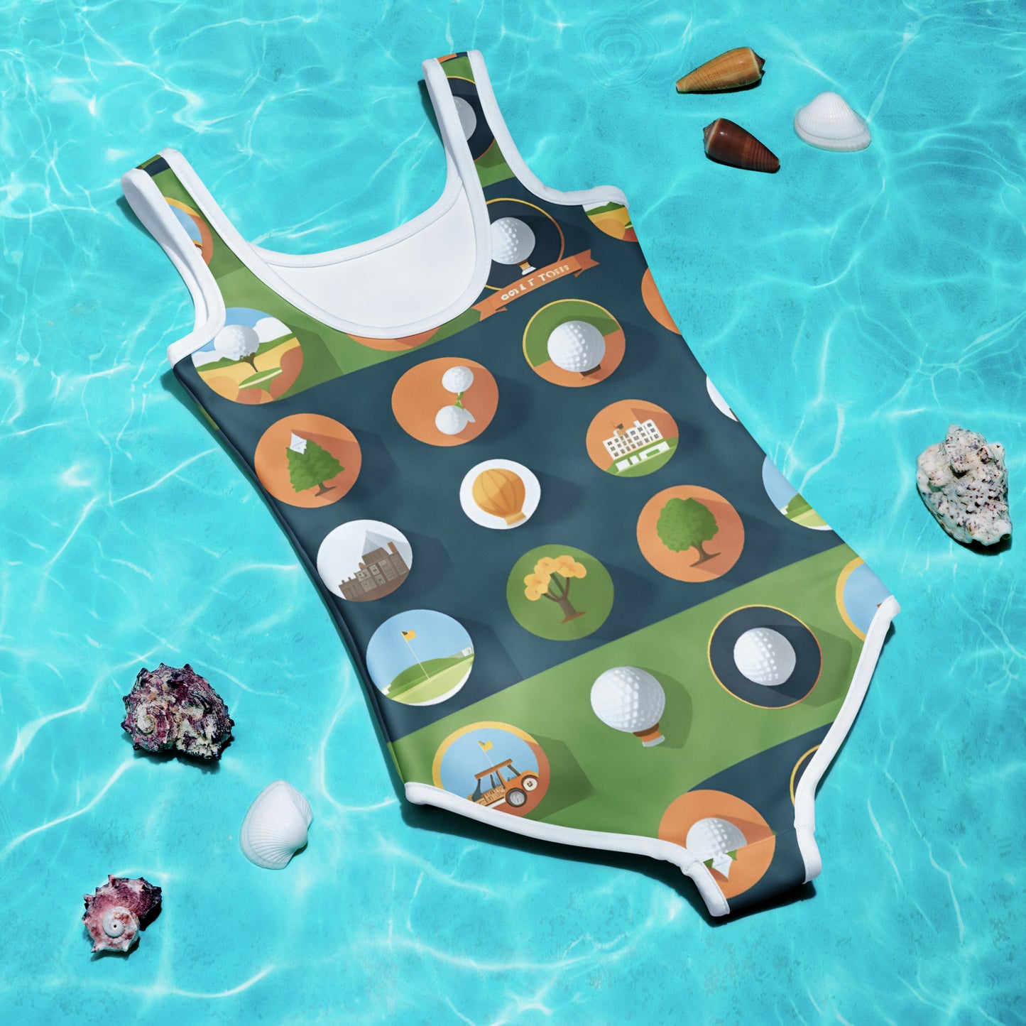 All-Over Print Kids Swimsuit