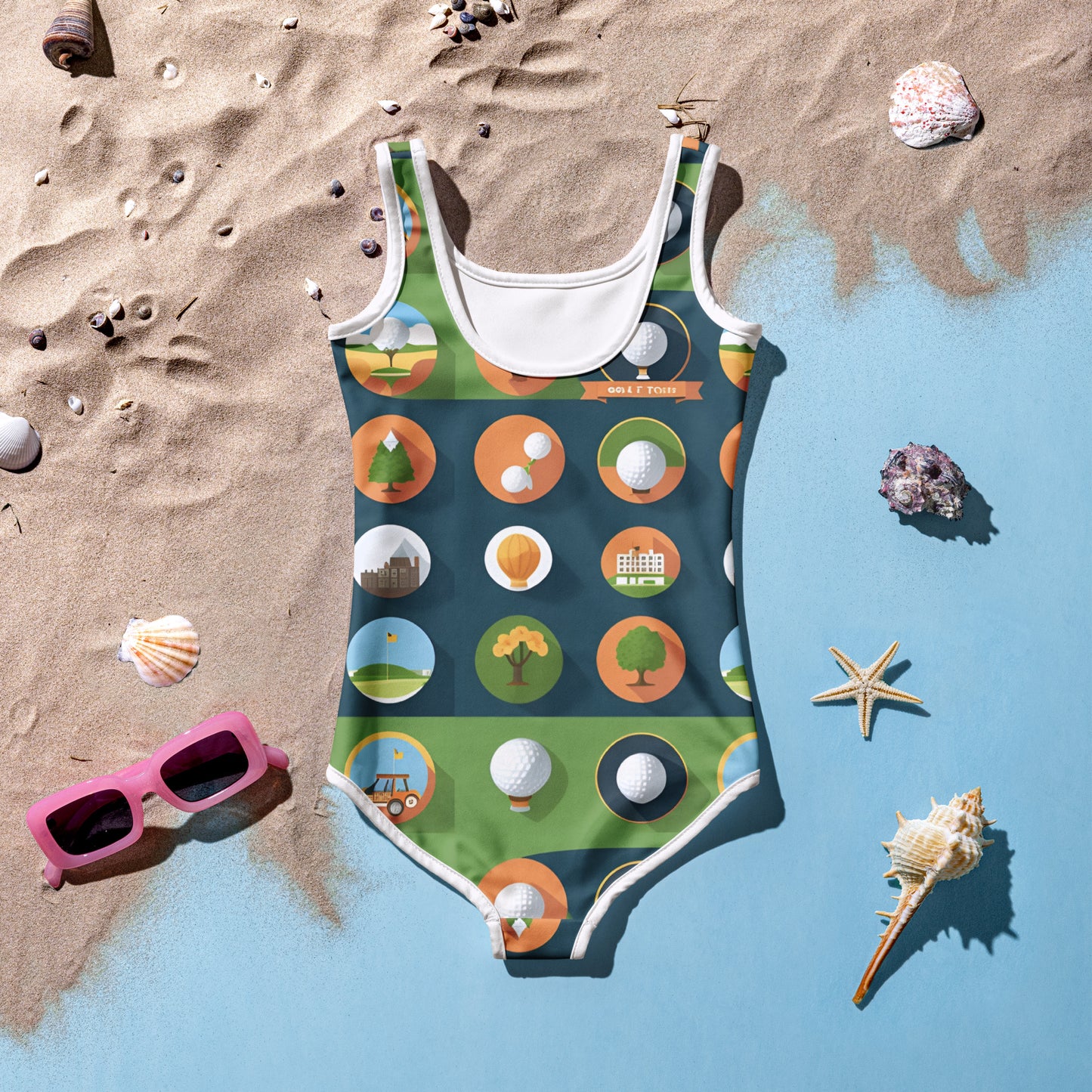 All-Over Print Kids Swimsuit