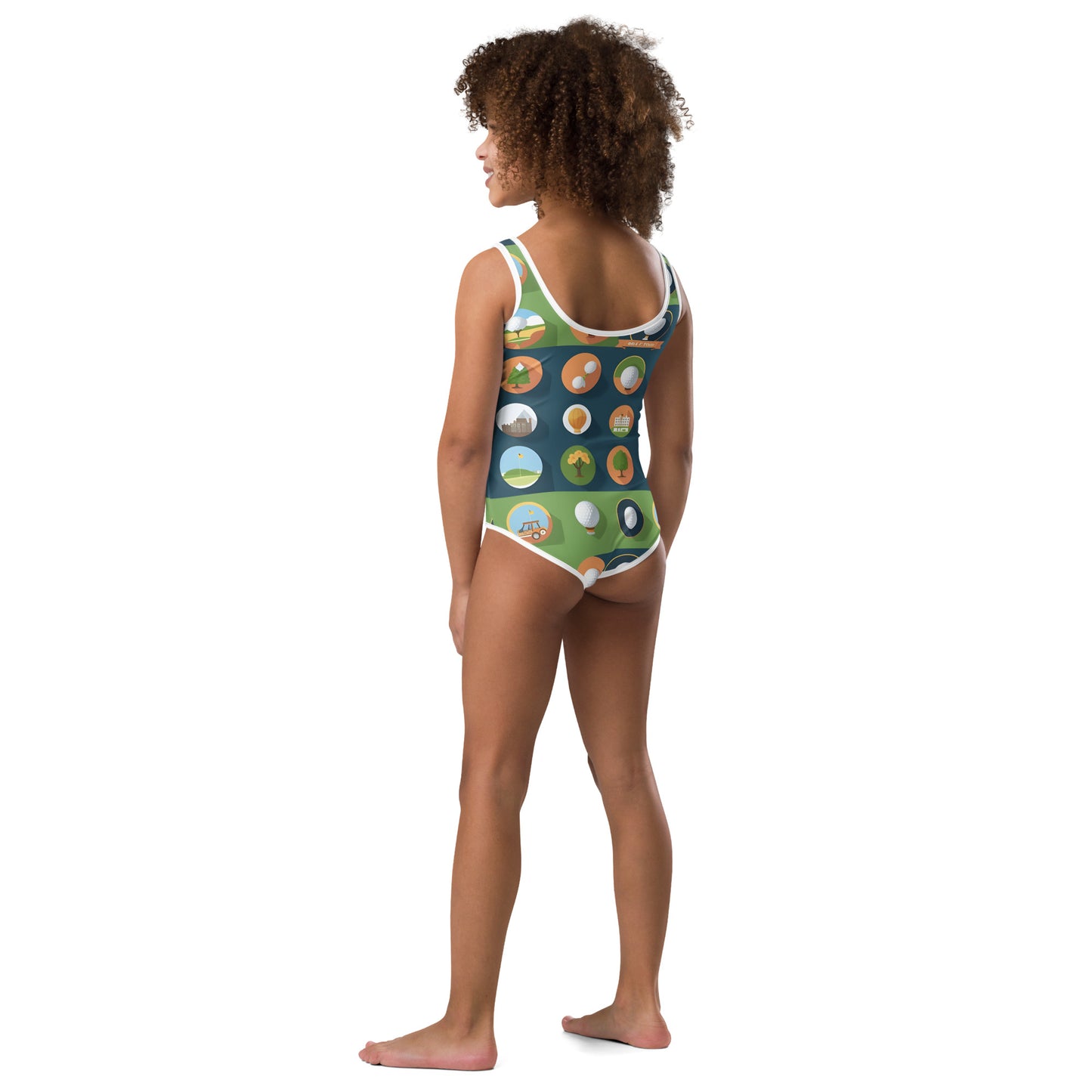 All-Over Print Kids Swimsuit