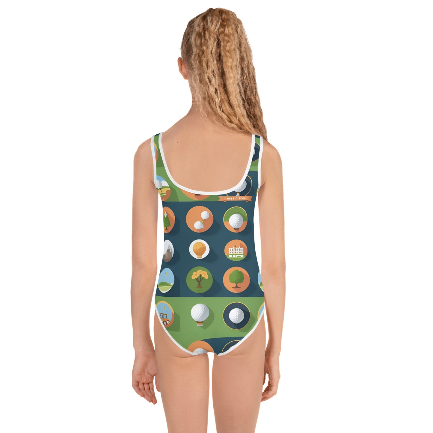 All-Over Print Kids Swimsuit