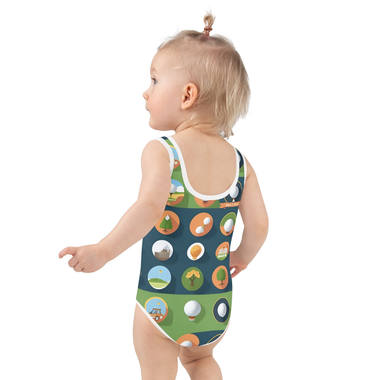 All-Over Print Kids Swimsuit