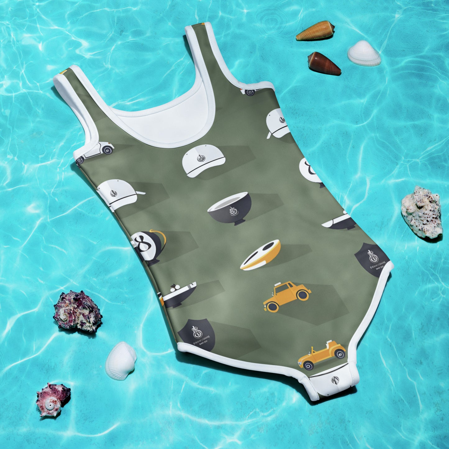 All-Over Print Kids Swimsuit