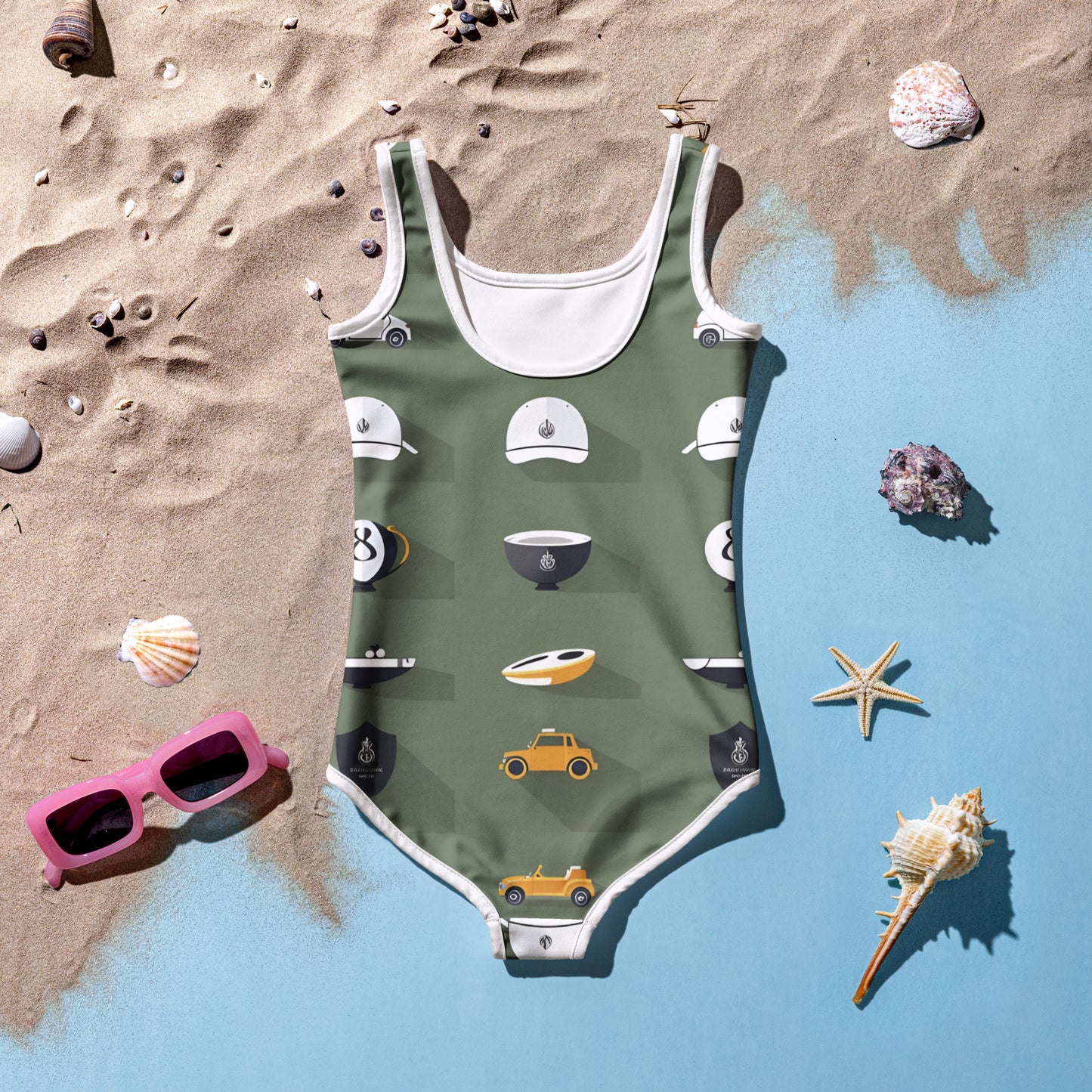 All-Over Print Kids Swimsuit