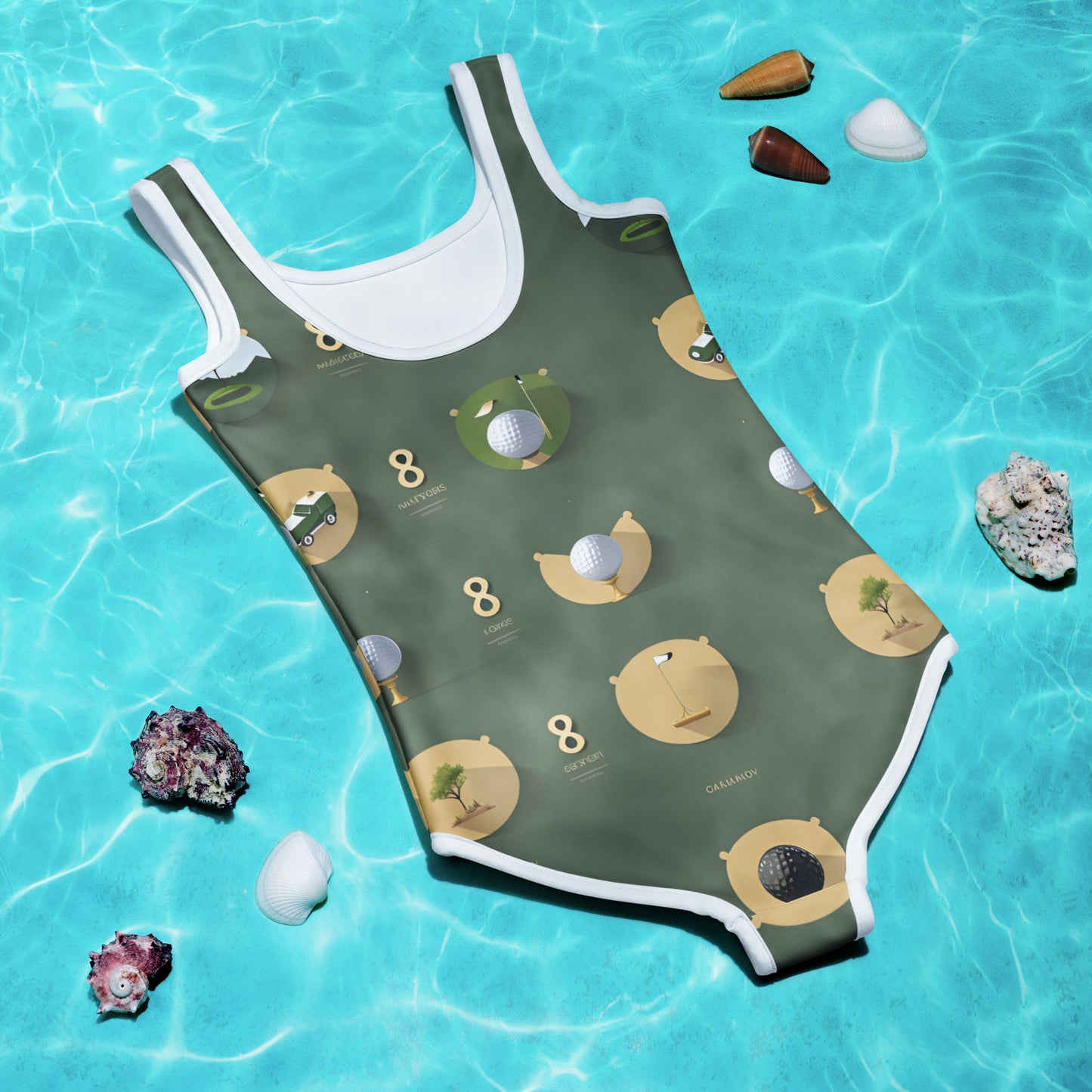 All-Over Print Kids Swimsuit