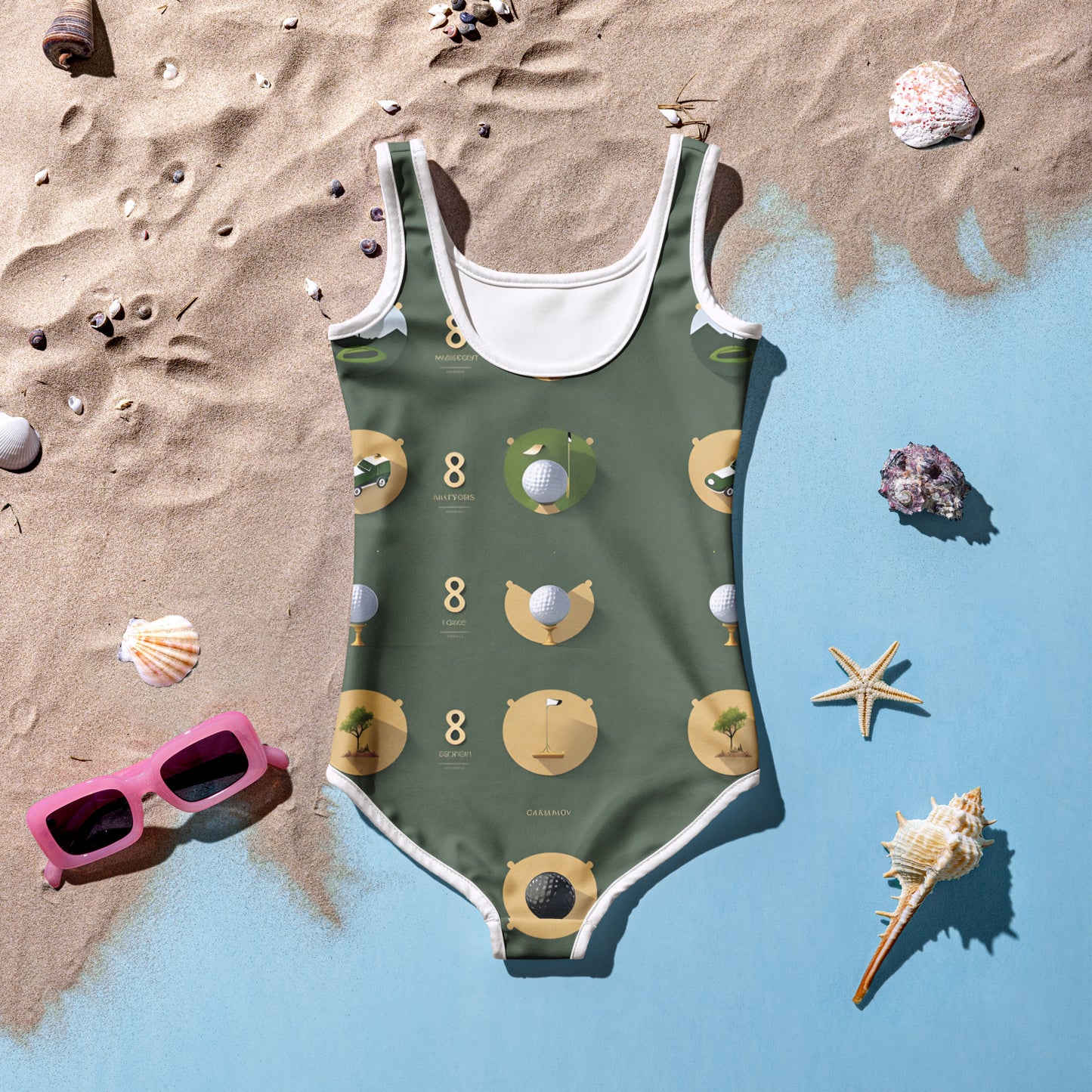 All-Over Print Kids Swimsuit