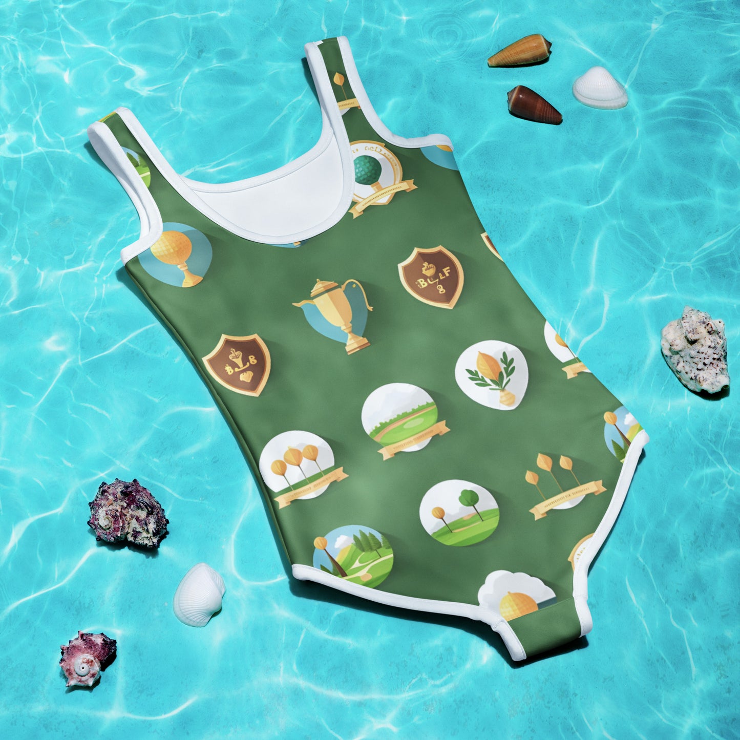 All-Over Print Kids Swimsuit