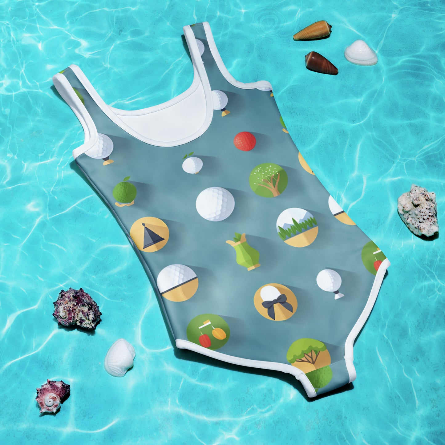 All-Over Print Kids Swimsuit